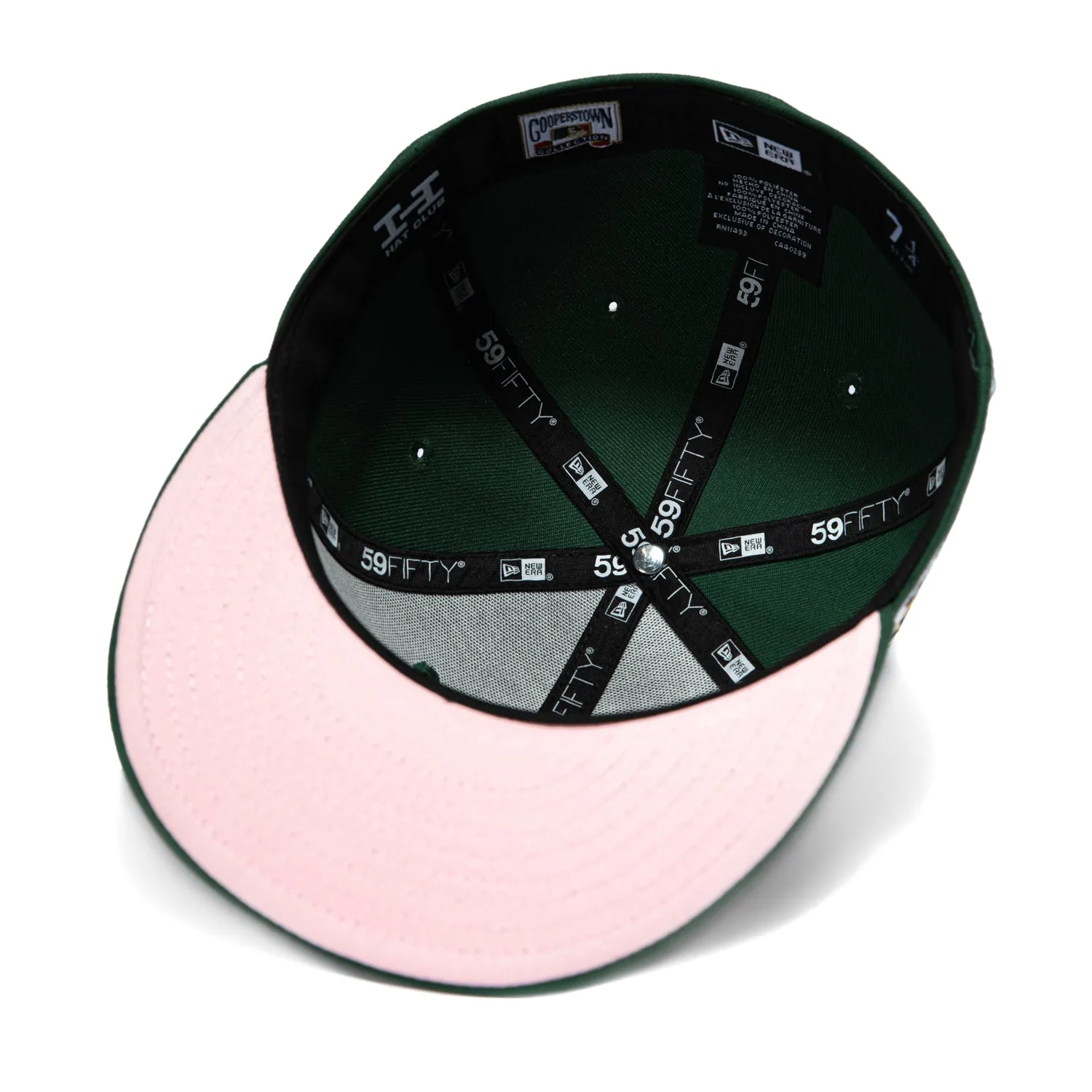 New Era 59Fifty New York Yankees 1942 All Star Game Patch Pink UV Hat - Green, White sold by Hat Club product image thumbnail 2