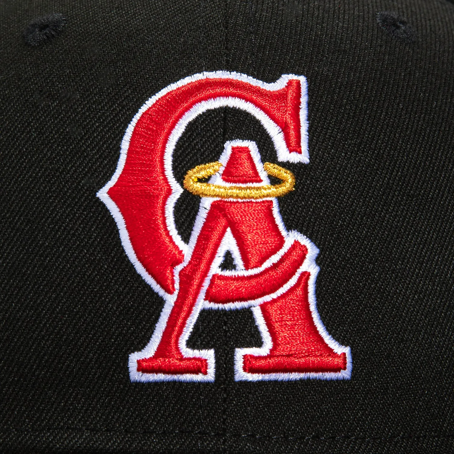 New Era 59Fifty Los Angeles Angels 35th Anniversary Patch Hat - Black, Brown sold by Hat Club product image thumbnail 4