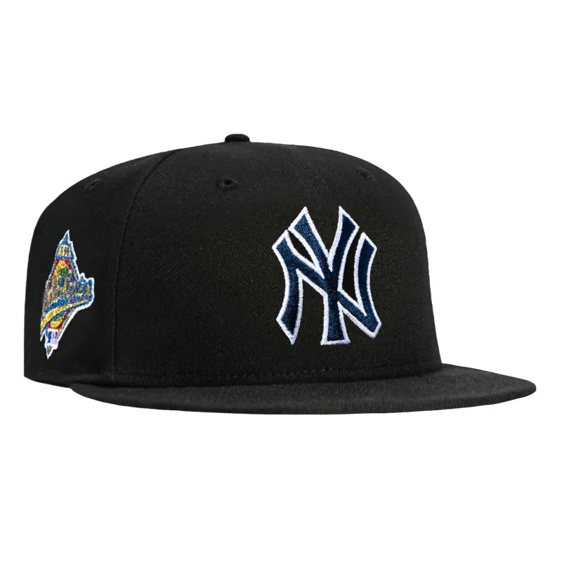 New Era 59Fifty Black Dome New York Yankees 1996 World Series Patch Hat - Black sold by Hat Club