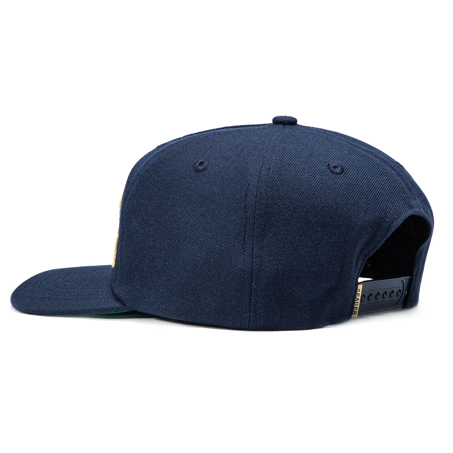 Seager Western Snapback Hat - Navy sold by Hat Club product image thumbnail 3