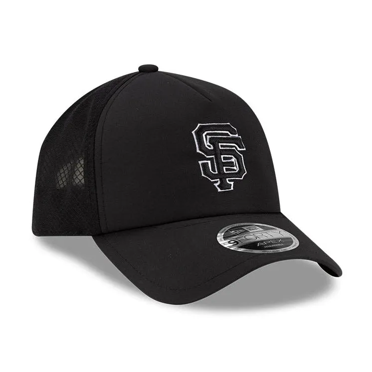 New Era 9Forty Apex San Francisco Giants 2026 Batting Practice Snapback Hat - Black sold by Hat Club