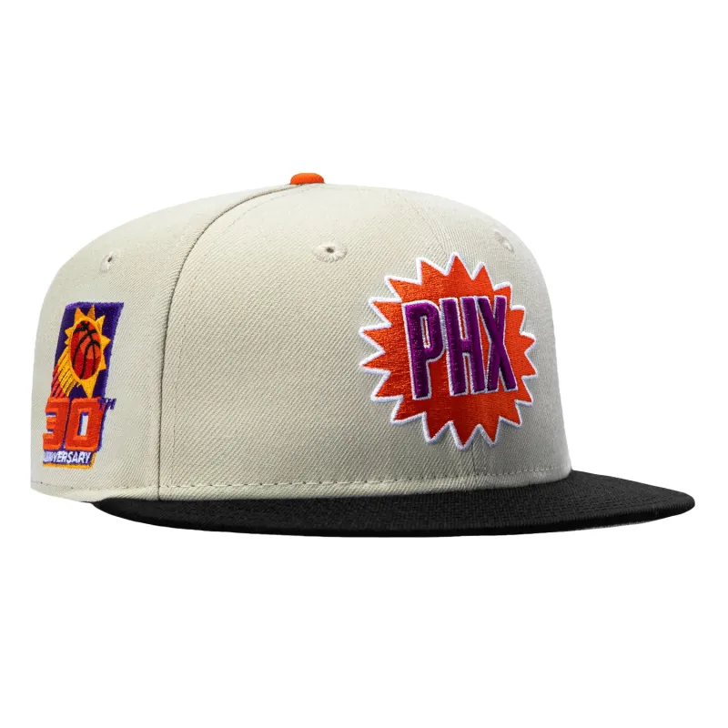 New Era 59Fifty Phoenix Suns 30th Anniversary Patch Hat - Stone, Black, Camo sold by Hat Club