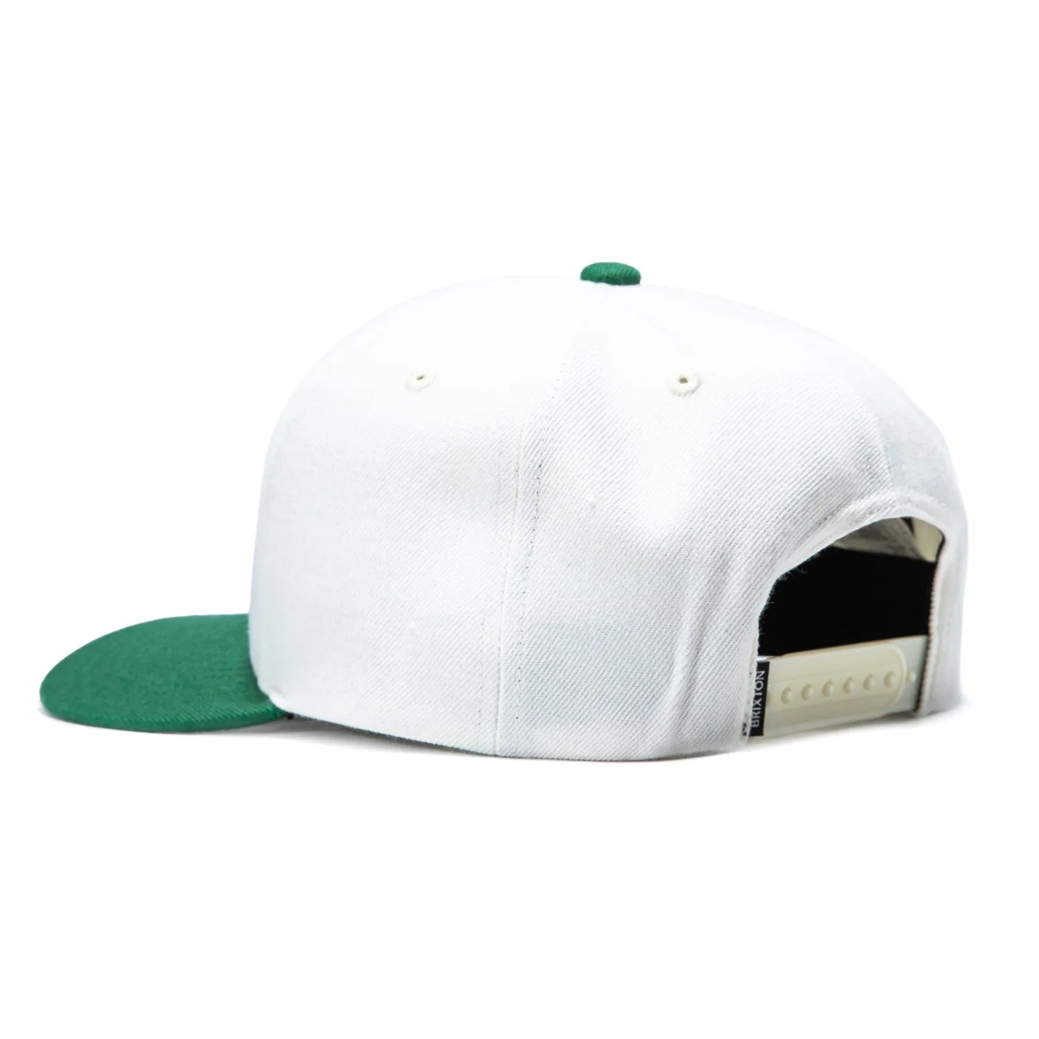 Brixton Linwood Snapback Hat - White, Green sold by Hat Club product image thumbnail 2