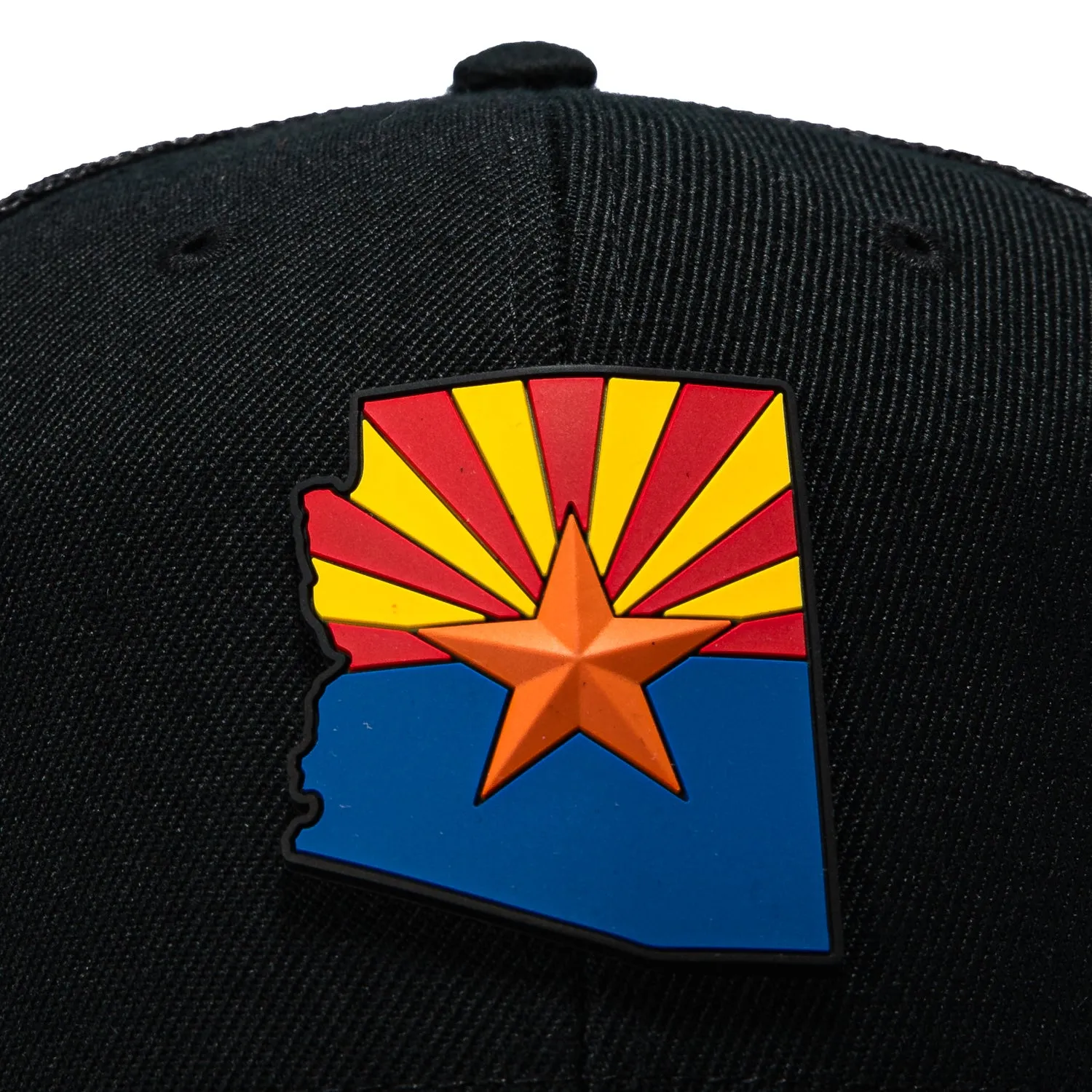 Branded Bills Arizona 48 State Trucker Snapback Curved Hat - Black sold by Hat Club product image thumbnail 3