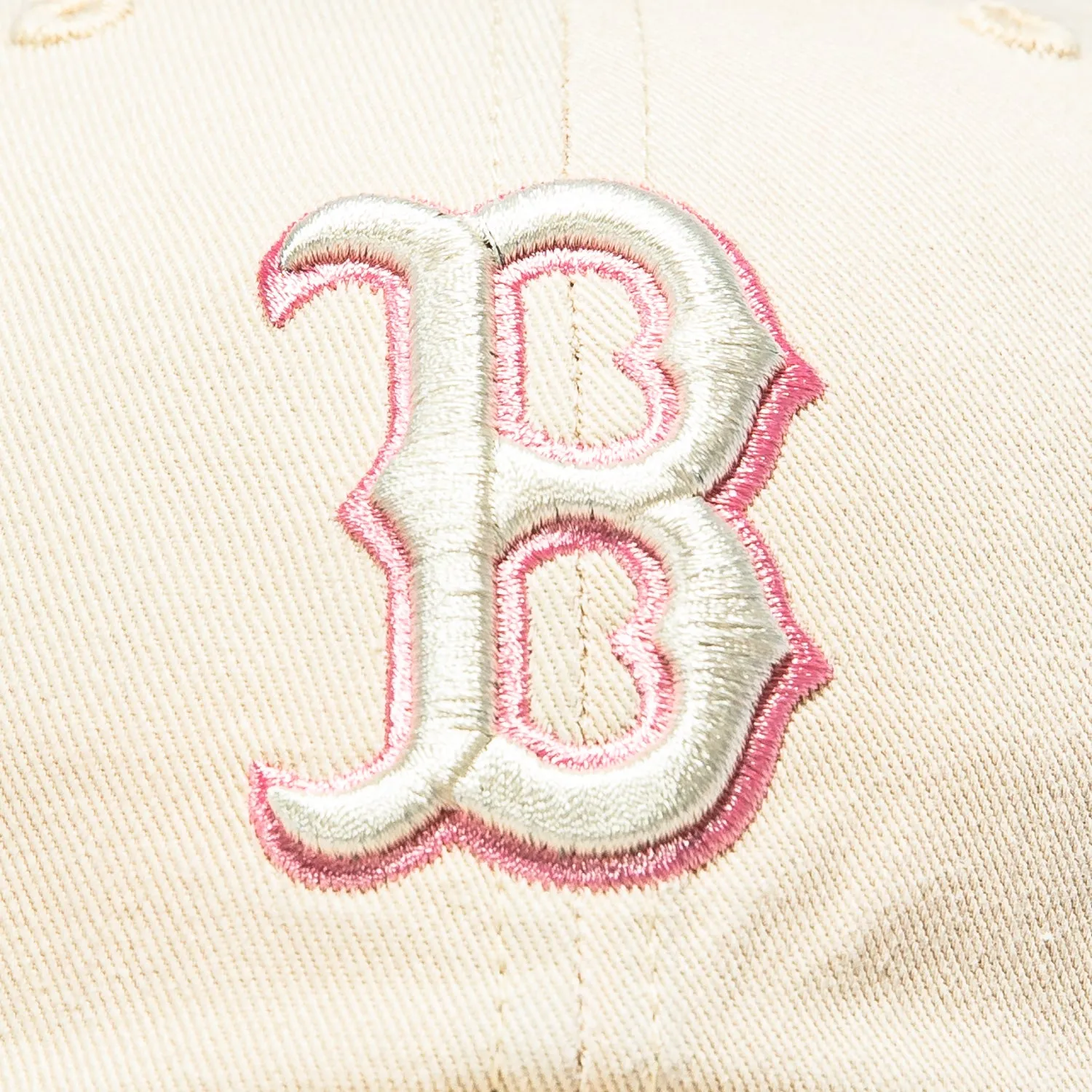 47 Brand Cleanup Boston Red Sox Strapback Hat - Stone, Pink sold by Hat Club product image thumbnail 2