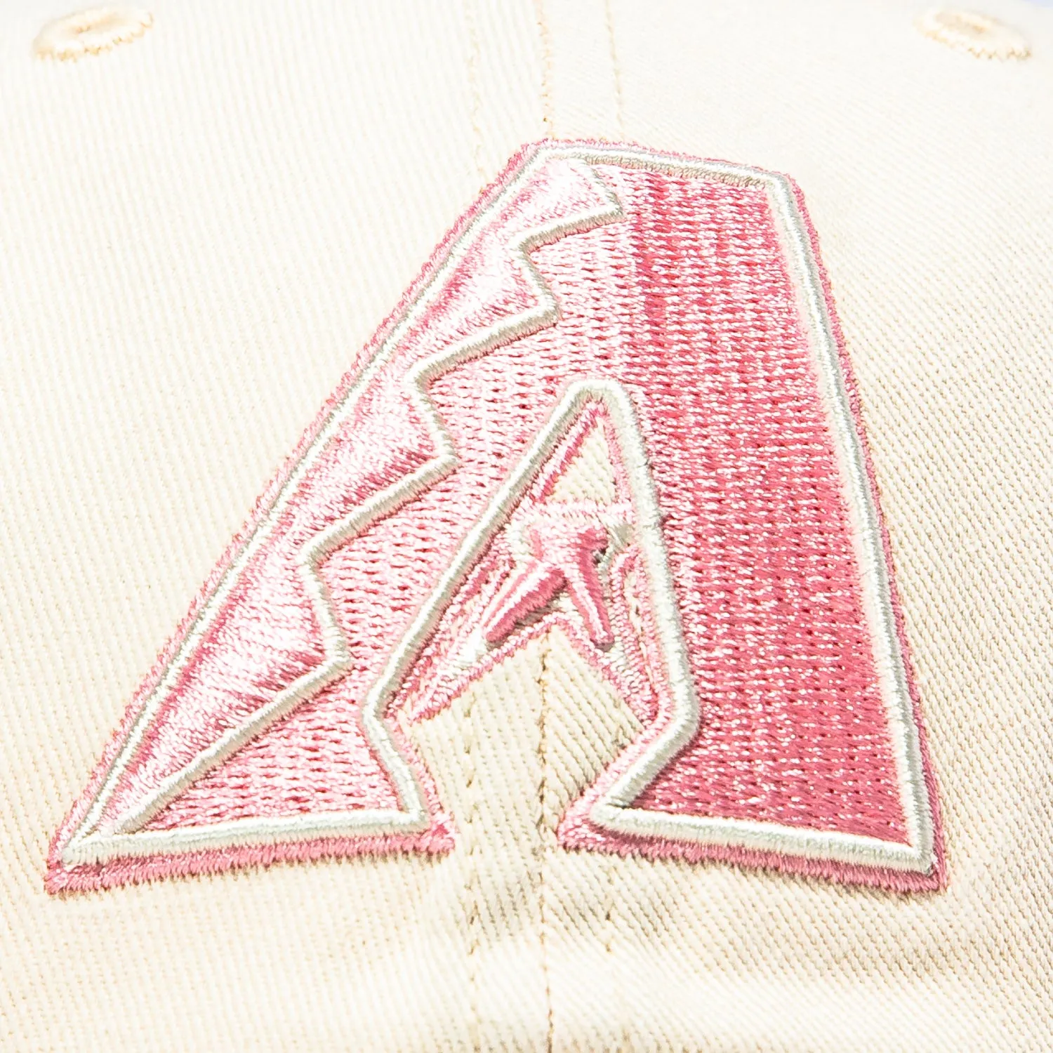 47 Brand Cleanup Arizona Diamondbacks Strapback Hat - Stone, Pink sold by Hat Club product image thumbnail 2