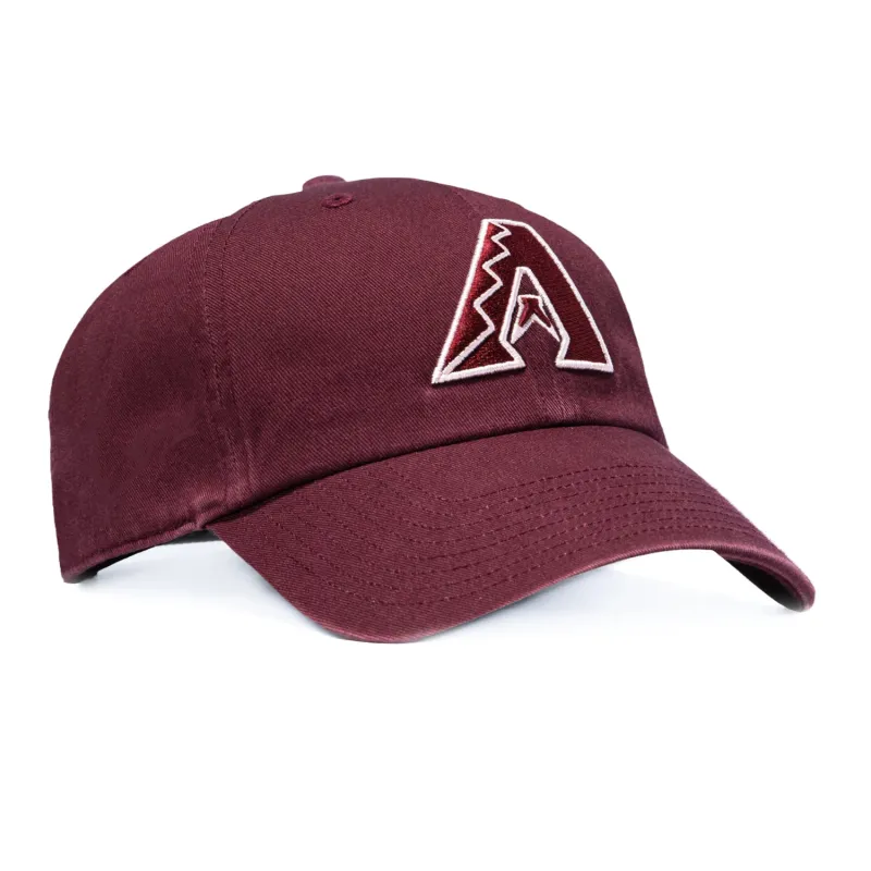 47 Brand Cleanup Arizona Diamondbacks Strapback Hat - Maroon, Pink made by 47