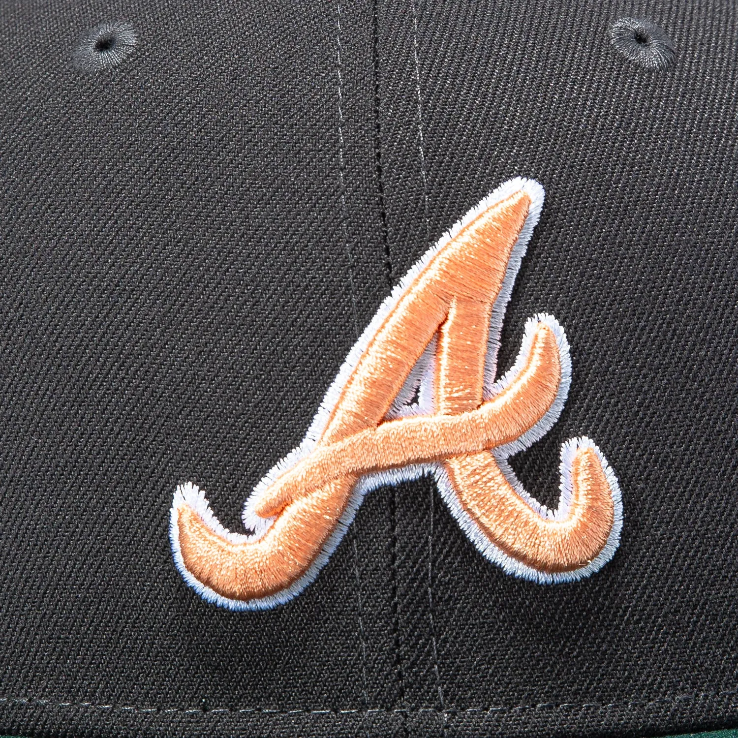 New Era 59Fifty Citrus Atlanta Braves 1999 World Series Patch Hat - Graphite, Green sold by Hat Club product image thumbnail 4