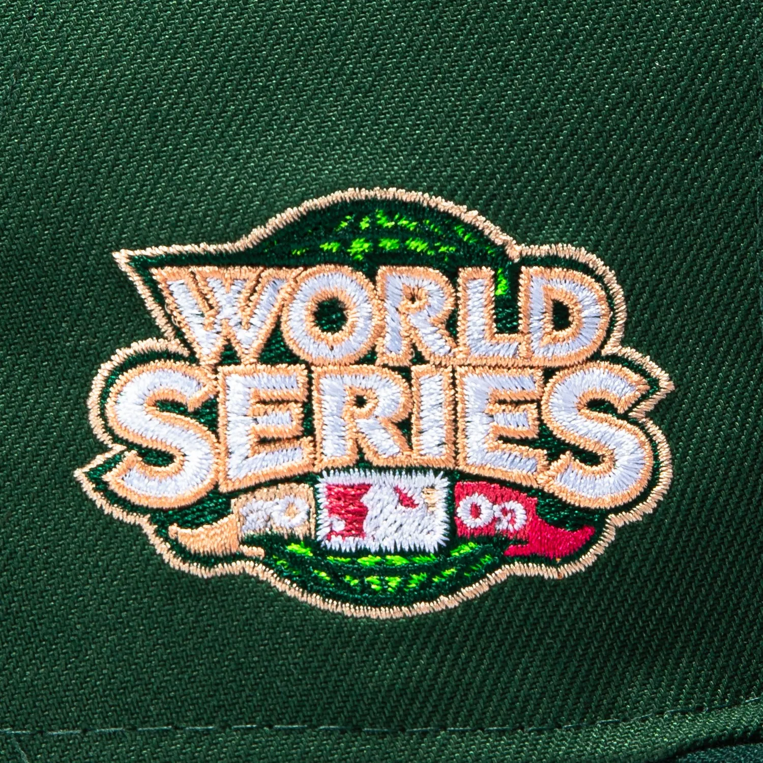 New Era 59Fifty Citrus New York Yankees 2009 World Series Patch Pink UV Hat - Green, Green sold by Hat Club product image thumbnail 5