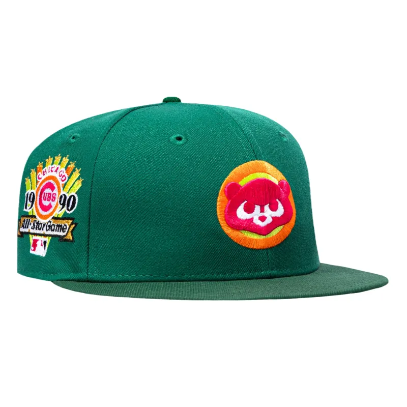 New Era 59Fifty Citrus Chicago Cubs 1990 All Star Game Patch 1979 Hat - Green sold by Hat Club