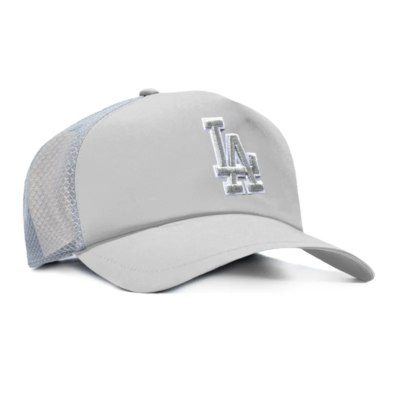 New Era 9Forty Apex Los Angeles Dodgers 2026 Batting Practice Snapback Hat - Grey sold by Hat Club