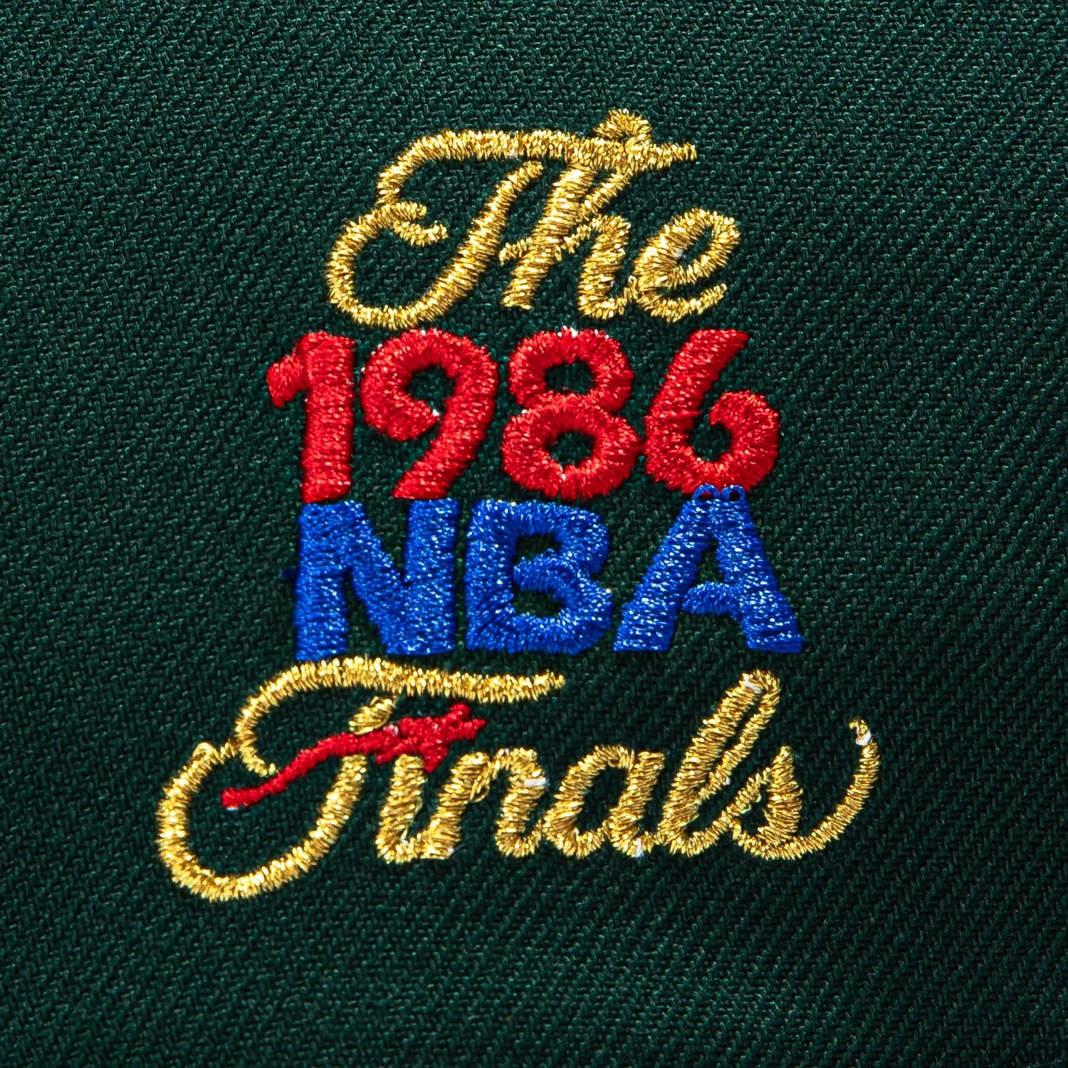 New Era 9Forty A-Frame Boston Celtics 1986 NBA Finals Patch Snapback Hat - Green, Realtree sold by Hat Club product image thumbnail 4