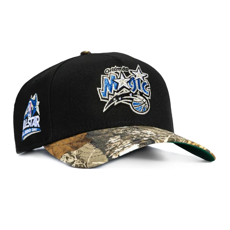 New Era 9Forty A-Frame Orlando Magic 2012 All Star Game Patch Snapback Hat - Black, Realtree made by Hat Club