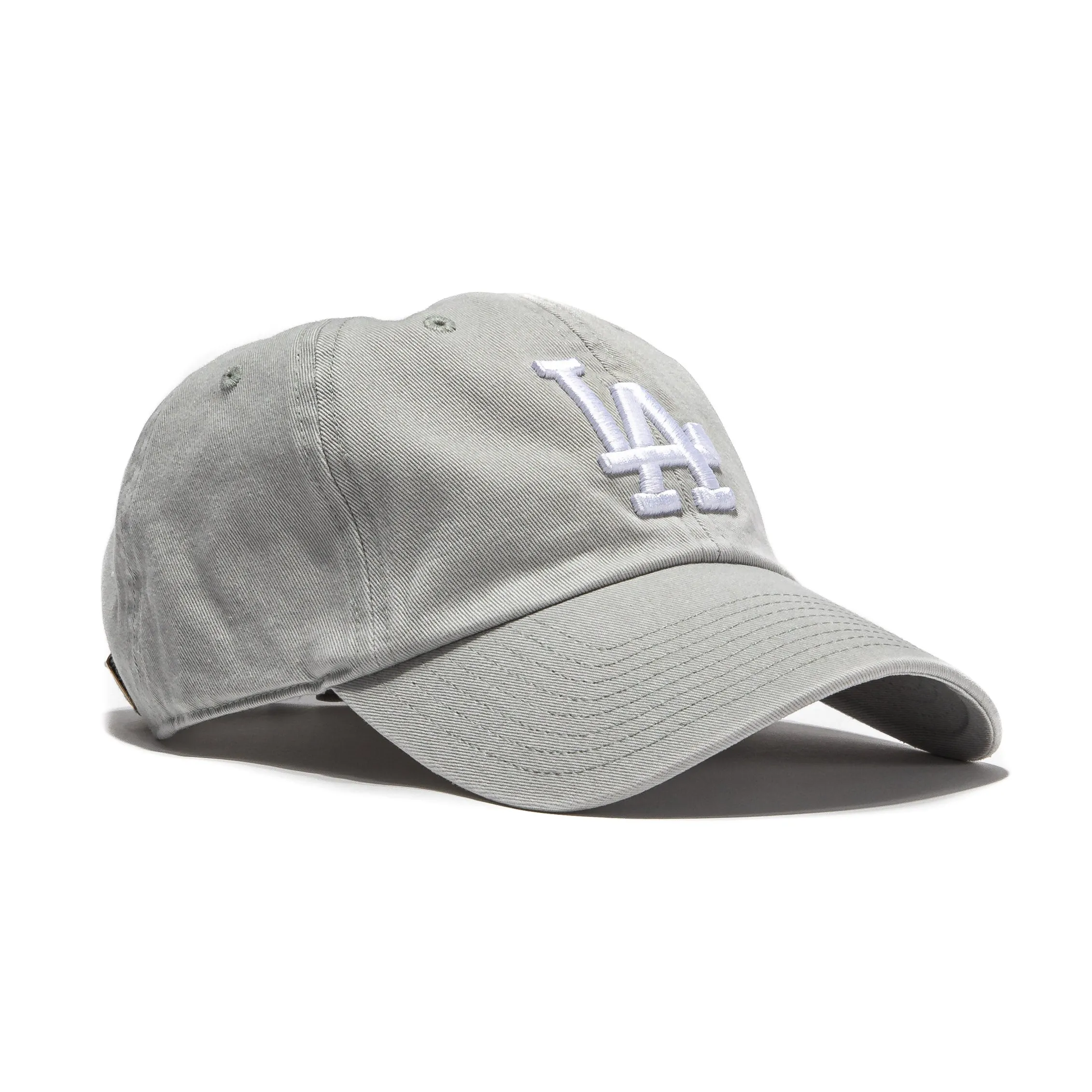 47 Brand Los Angeles Dodgers Cleanup Adjustable Hat - Gray, White sold by Hat Club