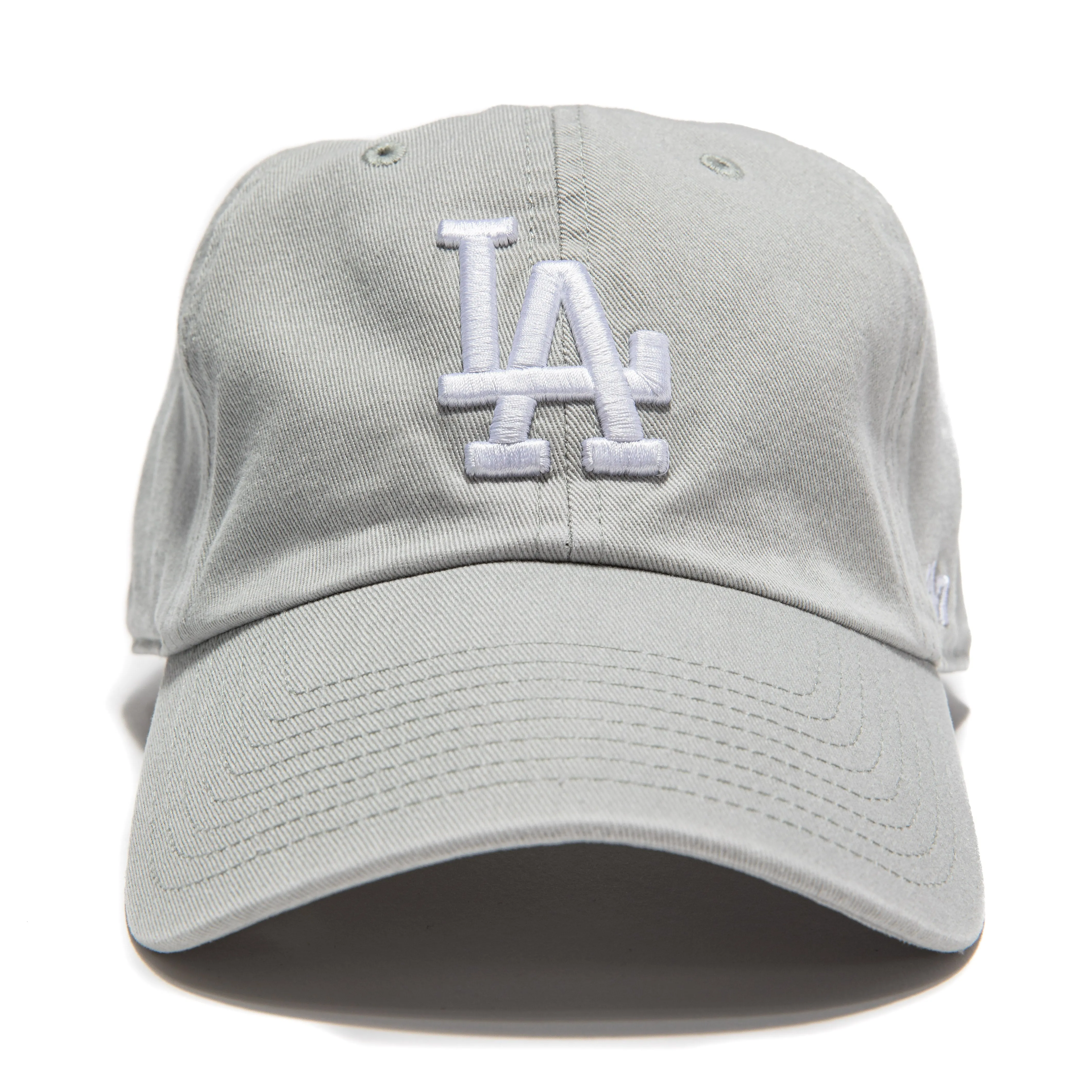 47 Brand Los Angeles Dodgers Cleanup Adjustable Hat - Gray, White sold by Hat Club product image thumbnail 3