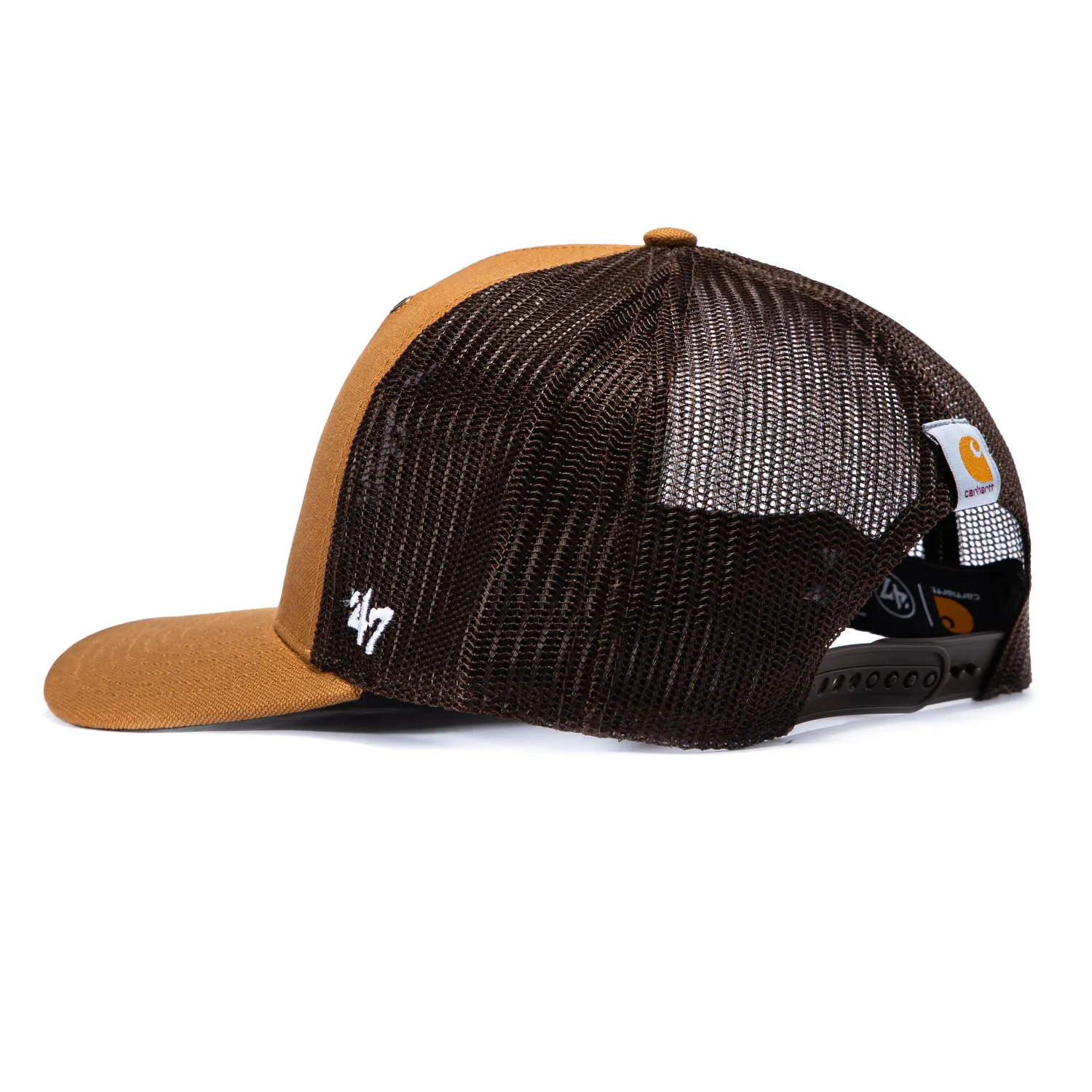 47 Brand x Carhartt Trucker Atlanta Braves Adjustable Snapback Hat - Brown sold by Hat Club product image thumbnail 2