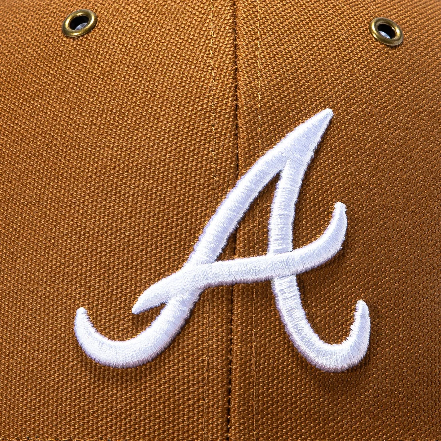 47 Brand x Carhartt Trucker Atlanta Braves Adjustable Snapback Hat - Brown sold by Hat Club product image thumbnail 3