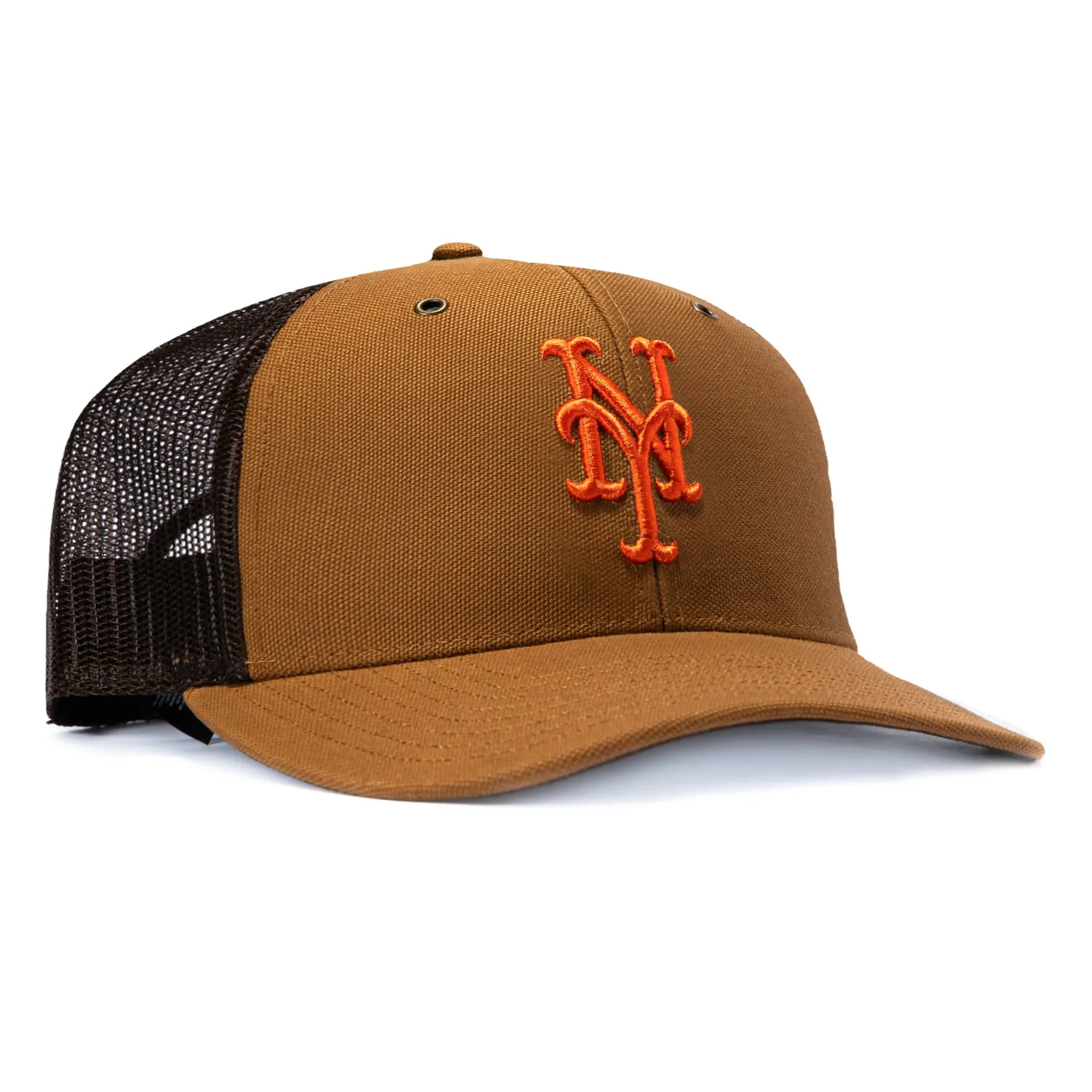 47 Brand x Carhartt Trucker New York Mets Adjustable Snapback Hat - Brown sold by Hat Club