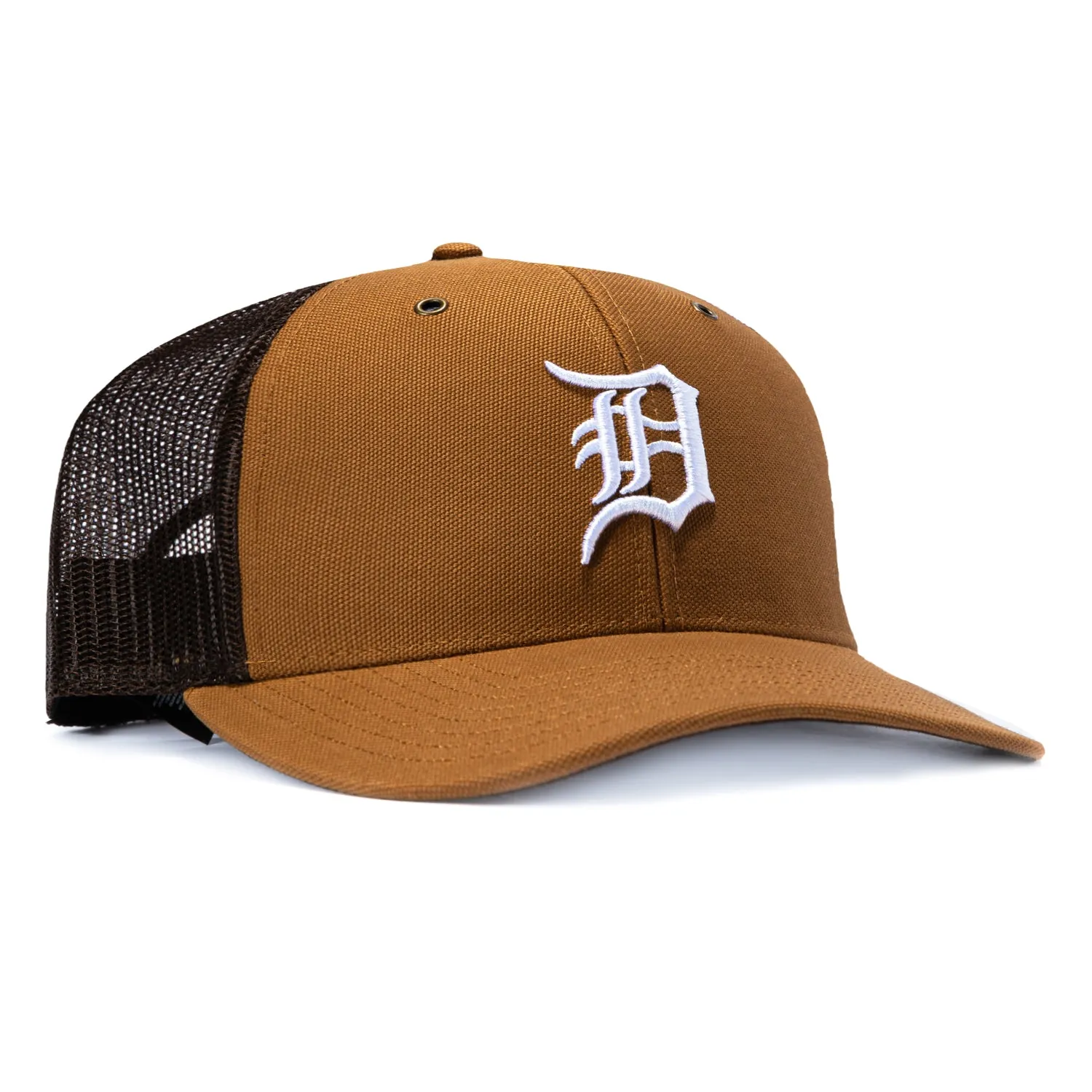 47 Brand x Carhartt Trucker Detroit Tigers Adjustable Snapback Hat - Brown sold by Hat Club