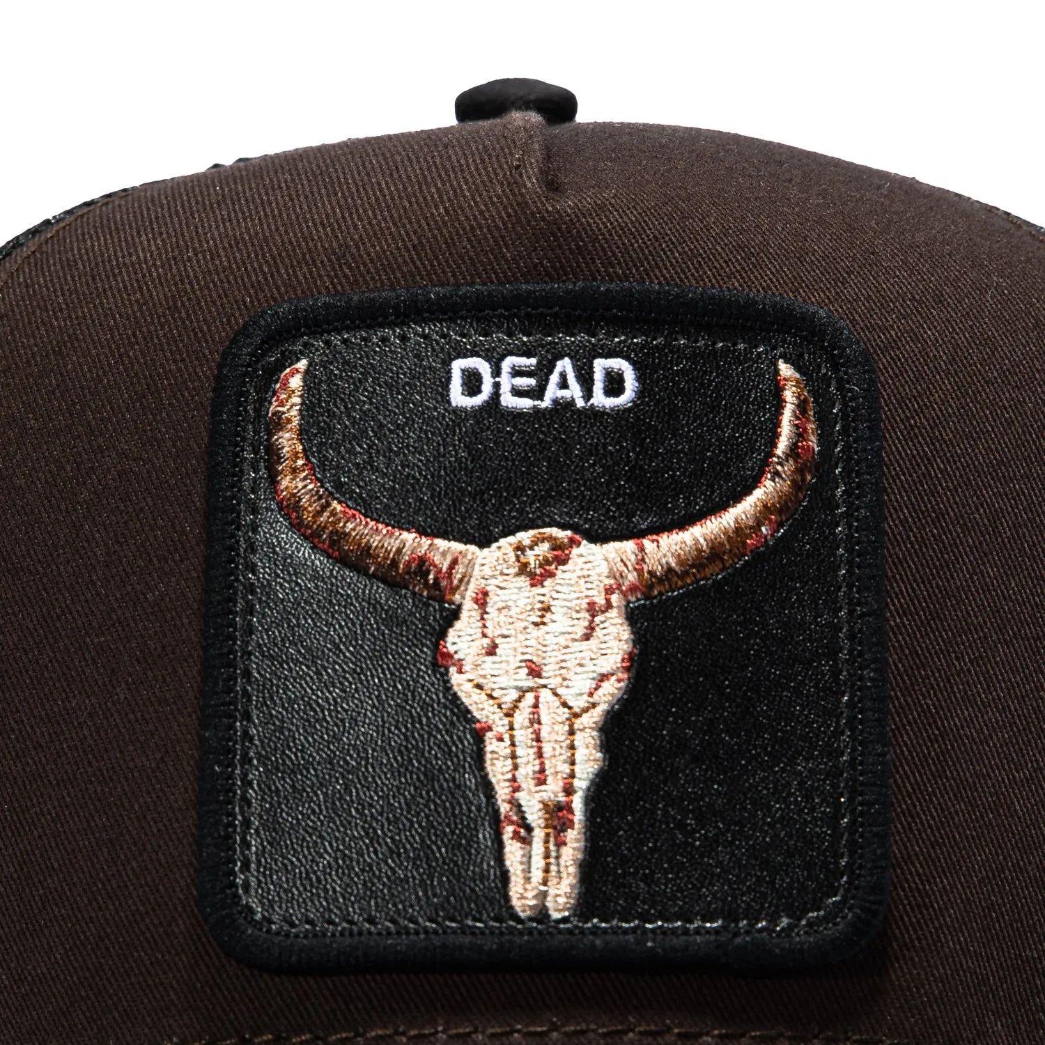 Goorin Bros Dead Skull Adjustable Snapback Trucker Hat - Brown, Black sold by Hat Club product image thumbnail 3