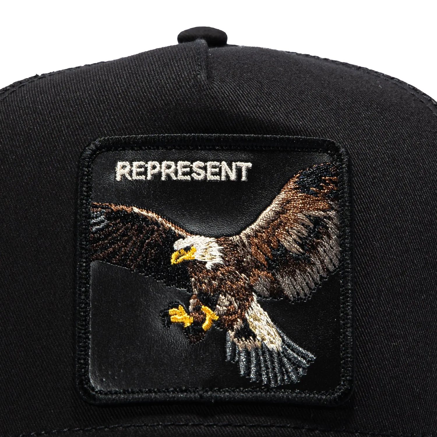 Goorin Bros Represent Eagle Adjustable Snapback Trucker Hat - Black sold by Hat Club product image thumbnail 3