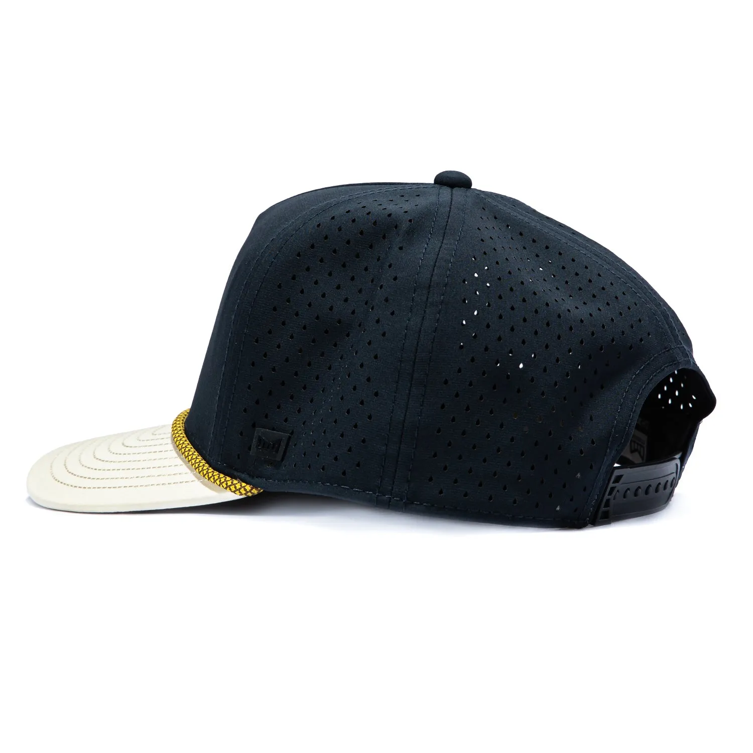 Melin Odysea Hydro Yellow Jacket Icon Snapback Hat - Navy, White sold by Hat Club product image thumbnail 3