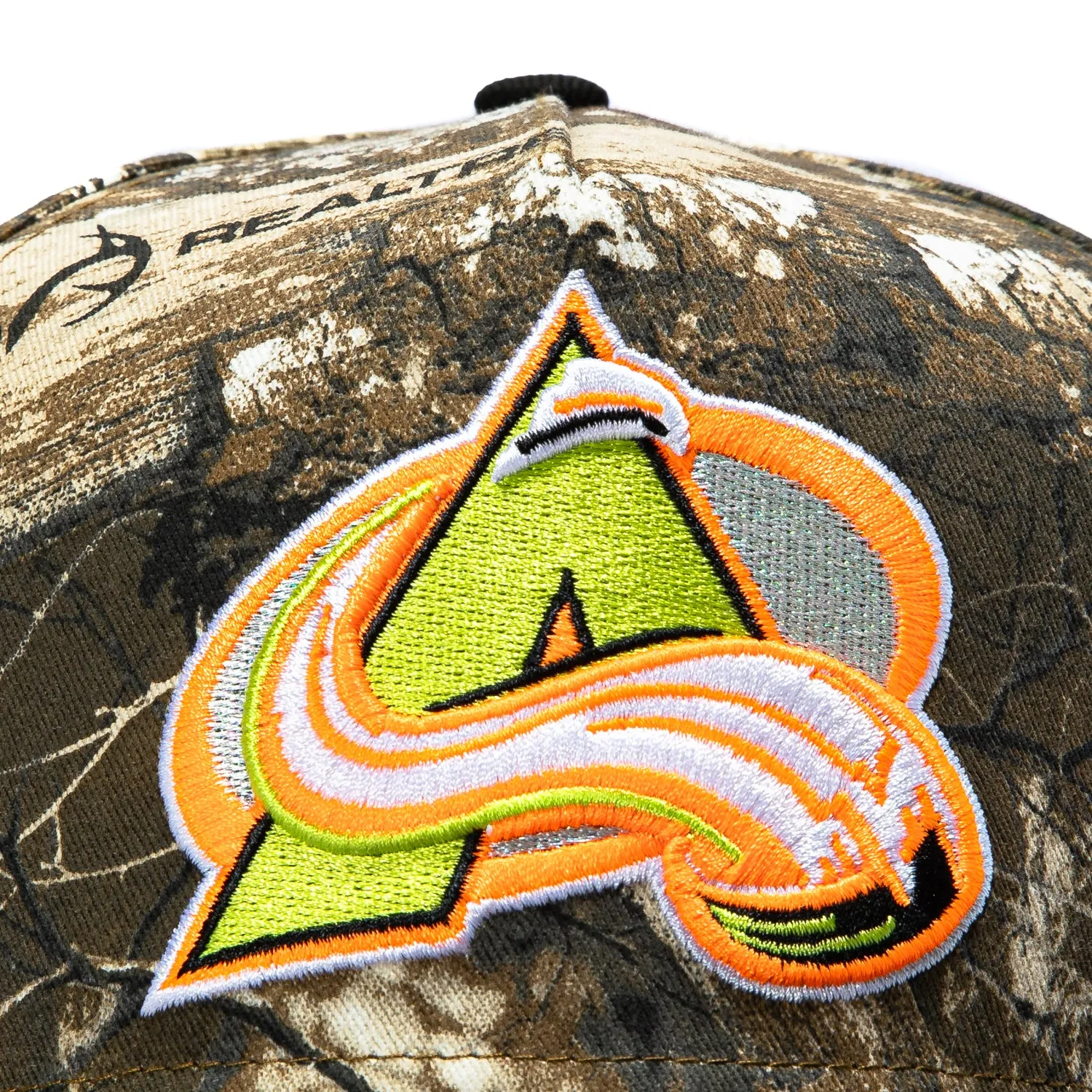 New Era 9Fifty A-Frame Neon Realtree Colorado Avalanche 10th Anniversary Patch Pre-curved Snapback Hat - Realtree, Black sold by Hat Club product image thumbnail 3