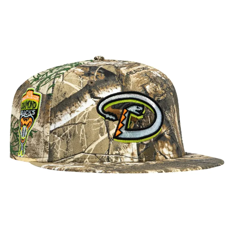 New Era 59Fifty Neon Realtree Arizona Diamondbacks Inaugural Patch D Hat - Realtree sold by Hat Club