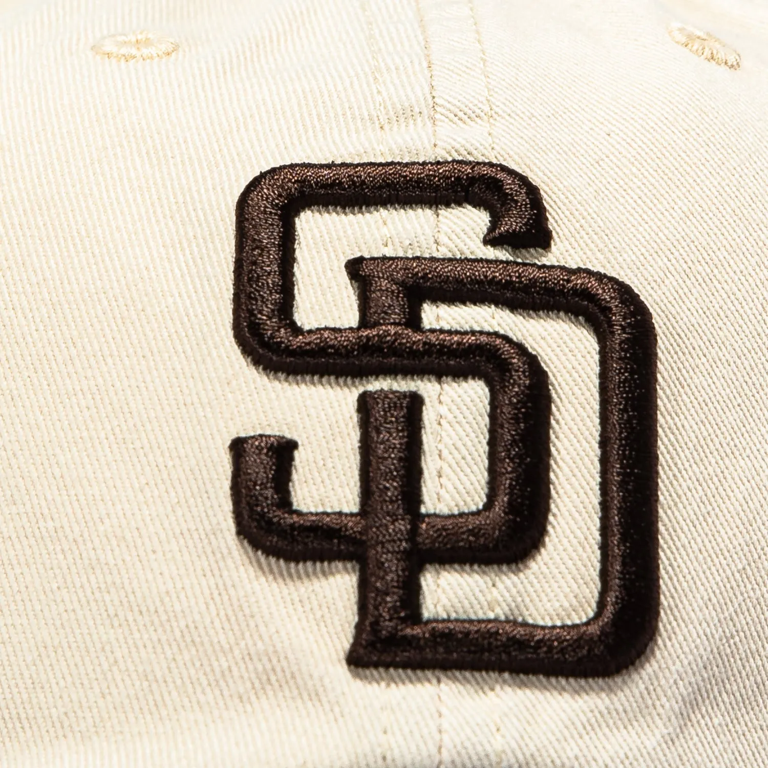 47 Brand San Diego Padres Cleanup Adjustable Hat - Stone, Brown sold by Hat Club product image thumbnail 3