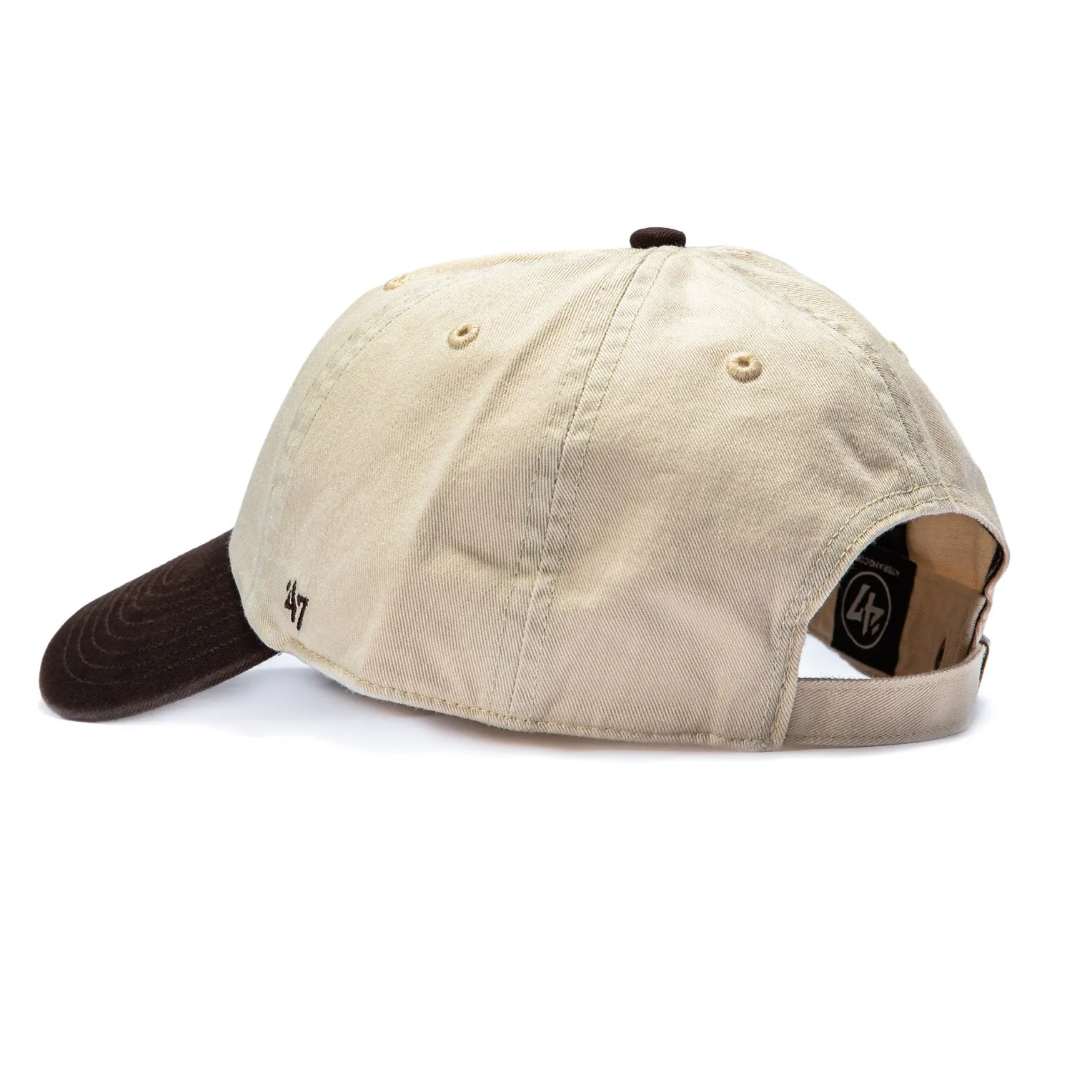 47 Brand San Diego Padres Cleanup Adjustable Hat - Stone, Brown sold by Hat Club product image thumbnail 2