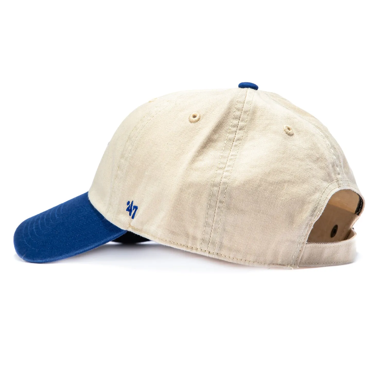 47 Brand Los Angeles Dodgers Cleanup Adjustable Hat - Stone, Royal sold by Hat Club product image thumbnail 2