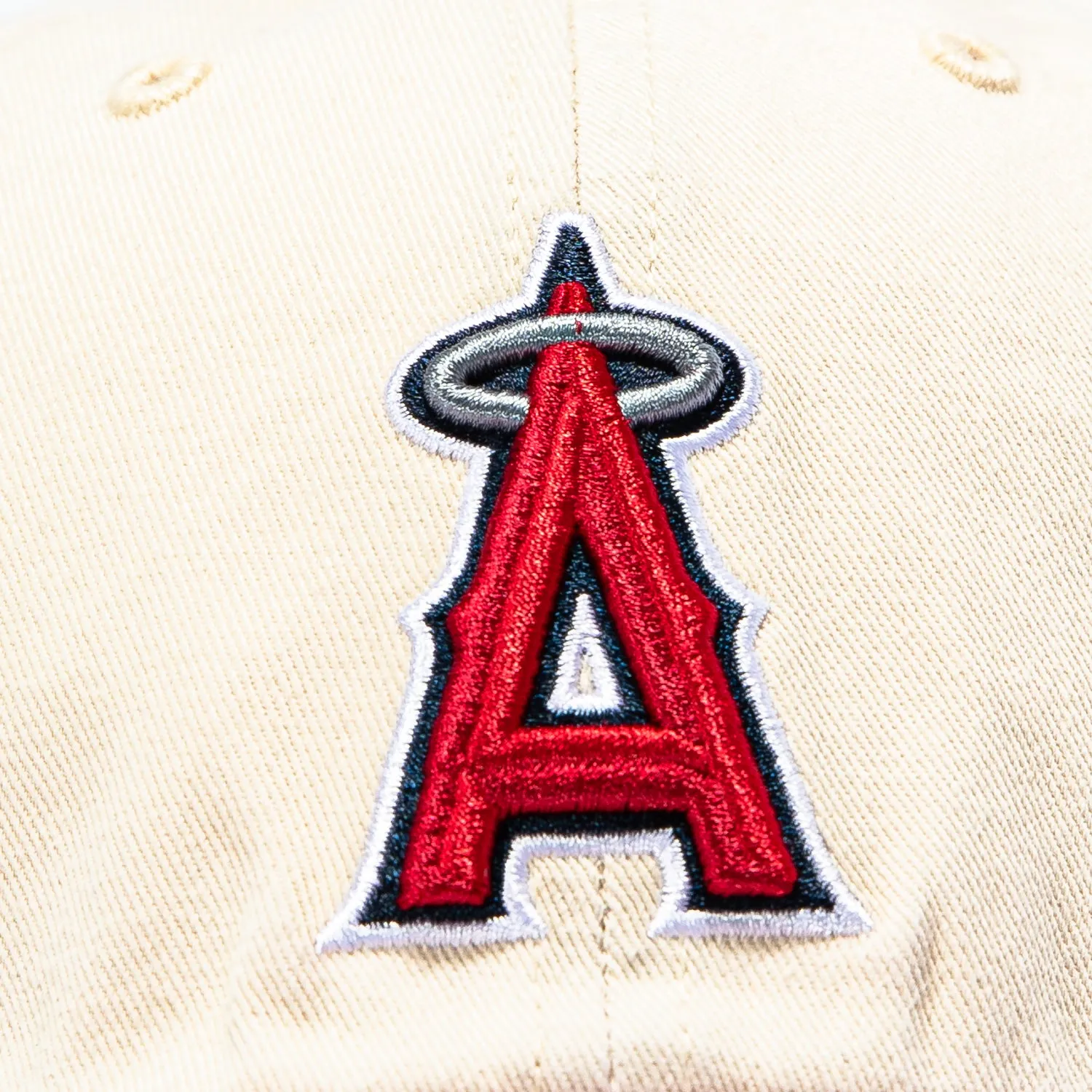 47 Brand Los Angeles Angels Cleanup Adjustable Hat - Stone, Red sold by Hat Club product image thumbnail 3