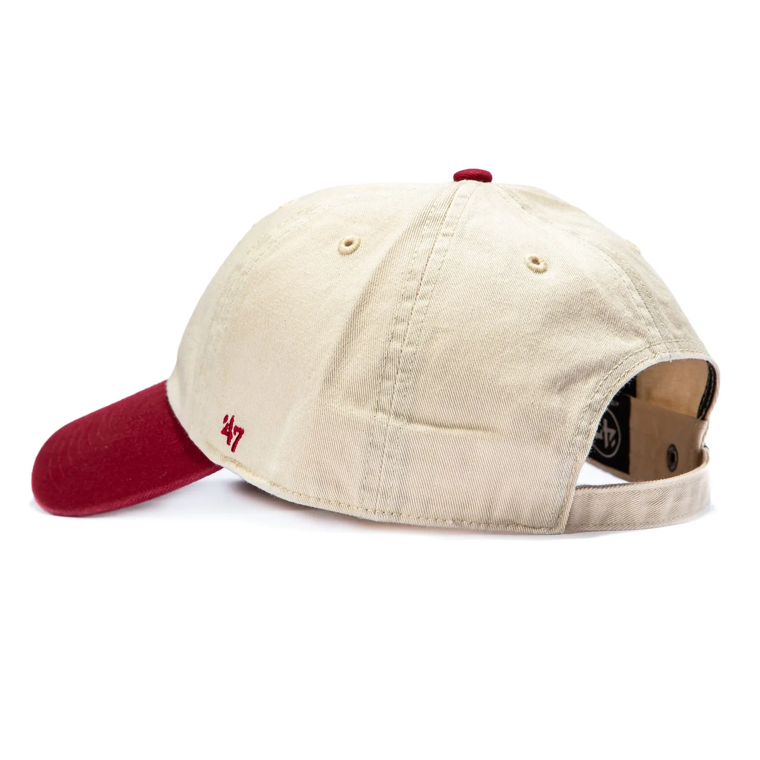 47 Brand Arizona Diamondbacks Cleanup Adjustable Hat - Stone, Red sold by Hat Club product image thumbnail 2
