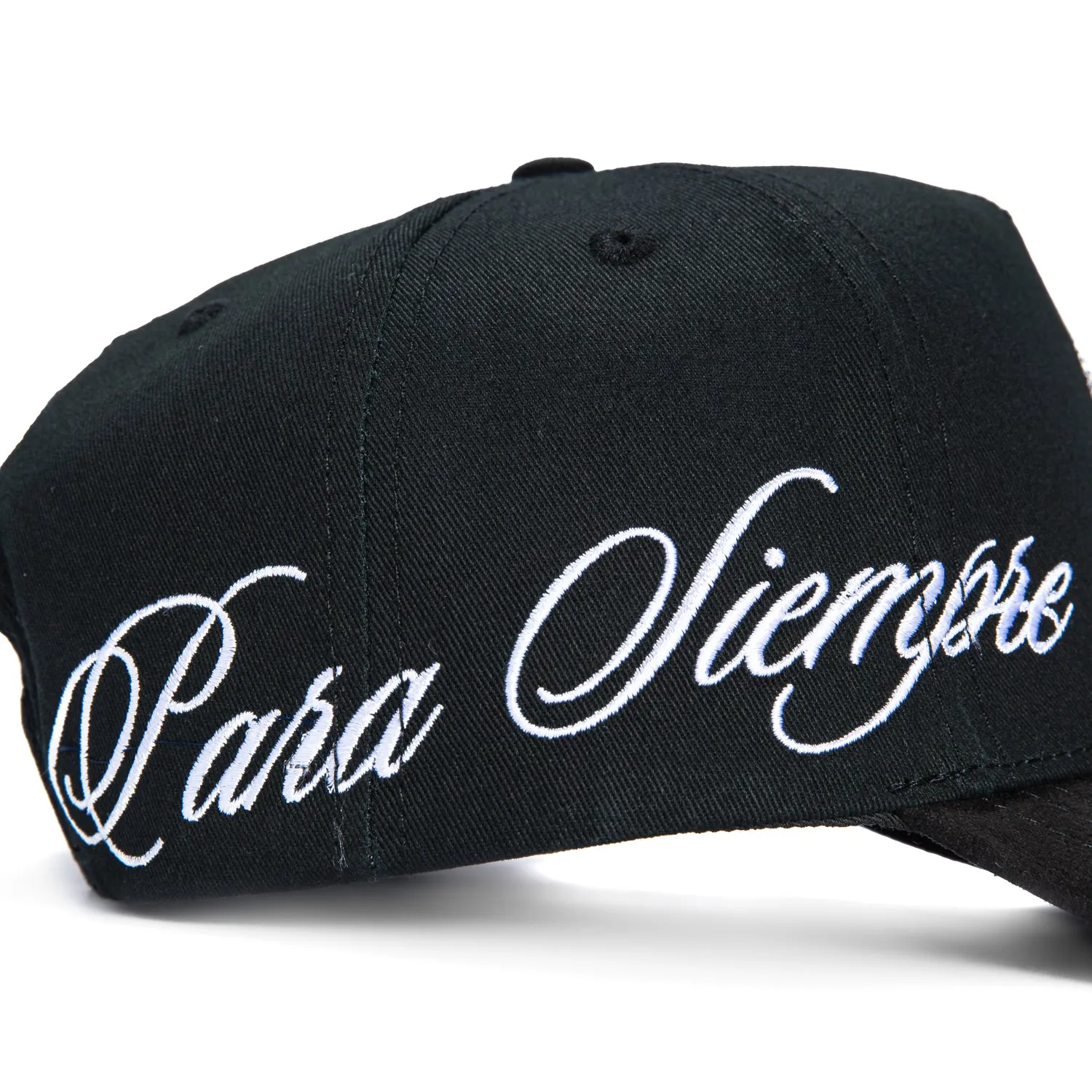 Sworn To Us Poetry in Motion Suede Snapback Hat - Black, Black, White sold by Hat Club product image thumbnail 4
