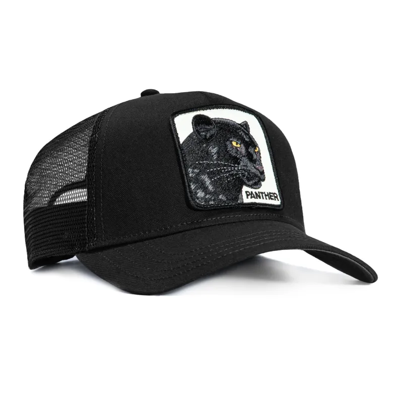 Goorin Bros Panther Adjustable Snapback Trucker Hat - Black sold by Hat Club