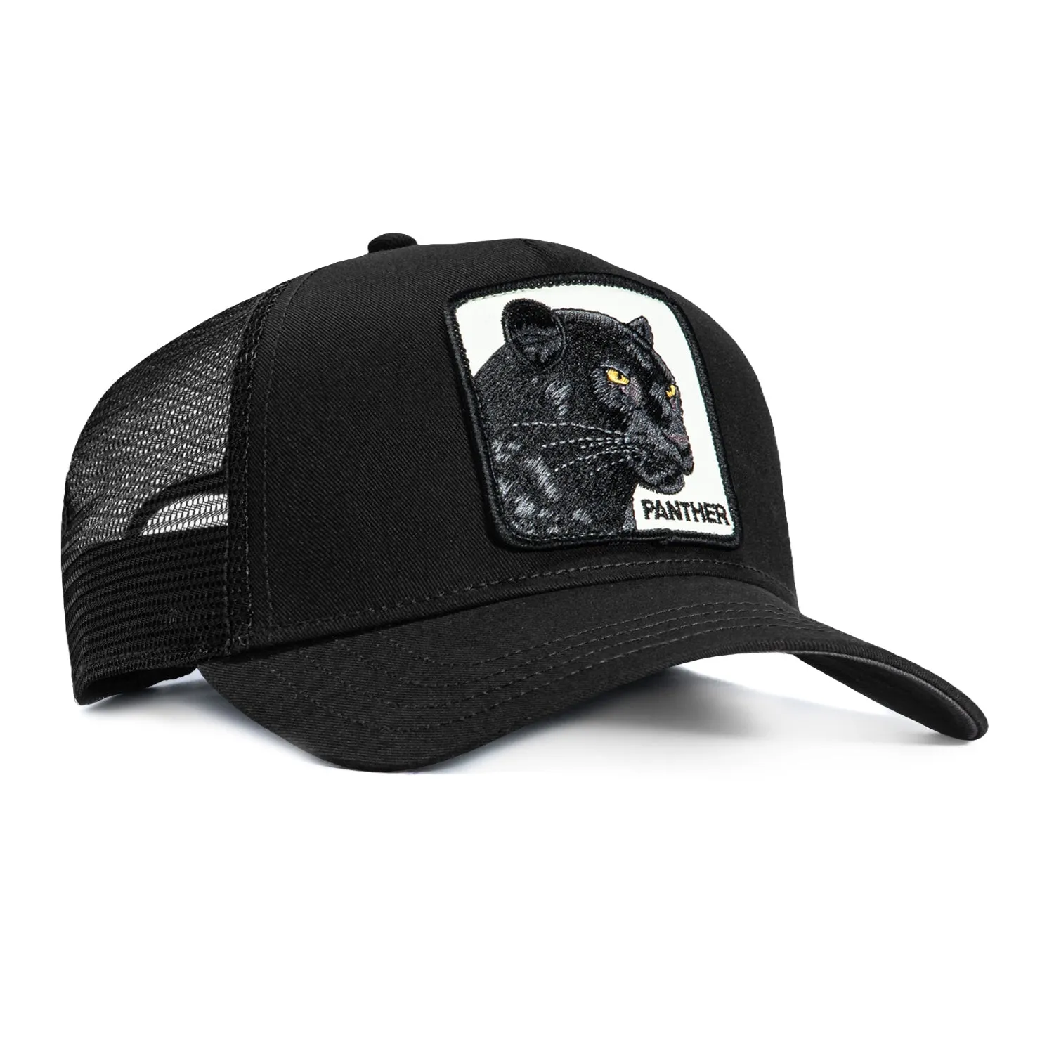 Goorin Bros Panther Adjustable Snapback Trucker Hat - Black sold by Hat Club