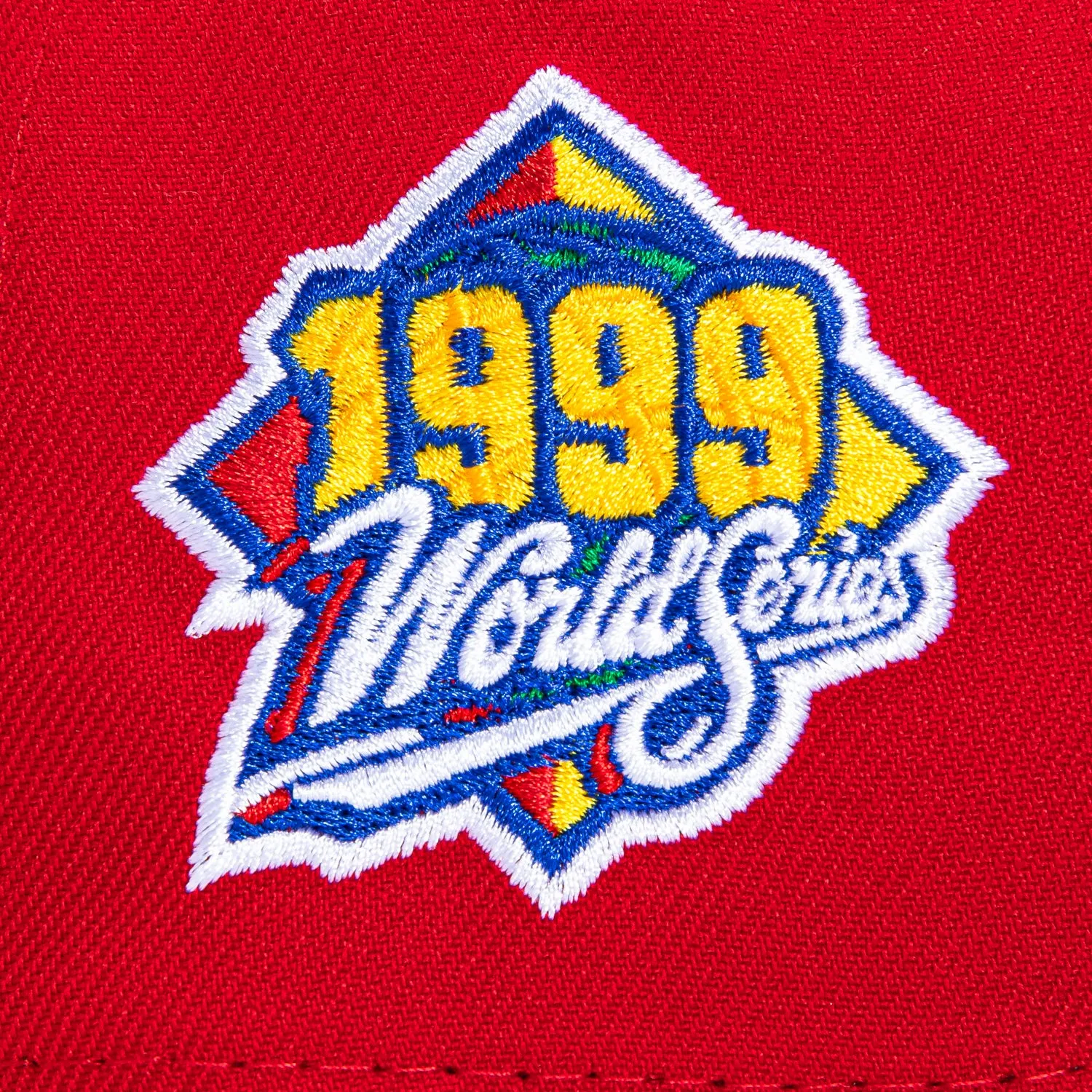 New Era 9Forty A-Frame New York Yankees 1999 World Series Patch Snapback Hat - Red, White sold by Hat Club product image thumbnail 4