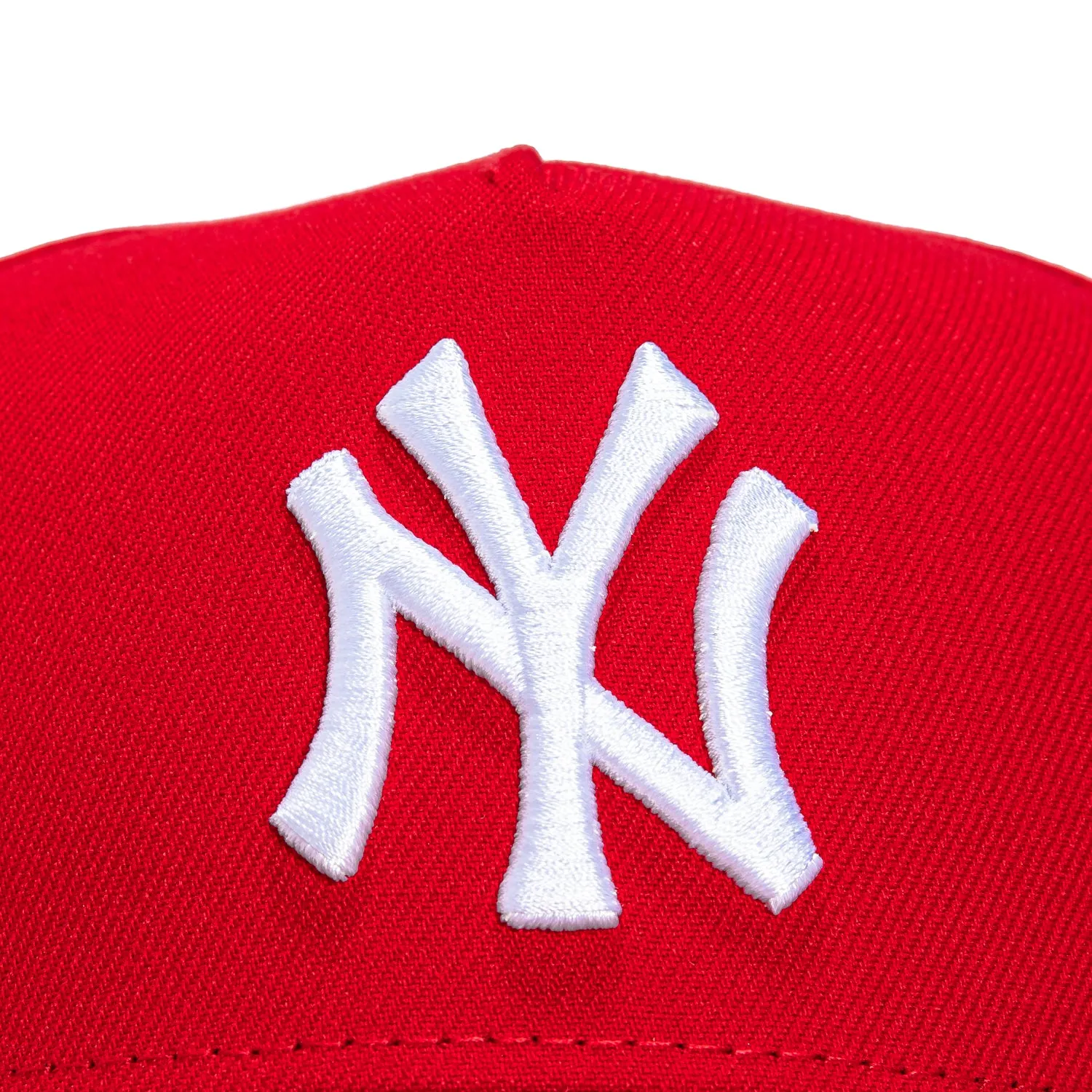 New Era 9Forty A-Frame New York Yankees 1999 World Series Patch Snapback Hat - Red, White sold by Hat Club product image thumbnail 3