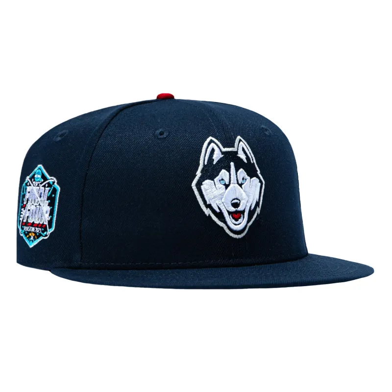 New Era 59Fifty UConn Huskies 2023 Final Four Patch Hat - Navy made by New Era