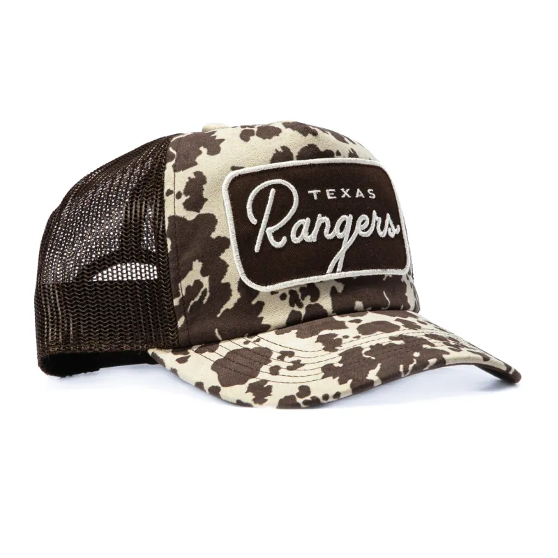 47 Brand Bessie Texas Rangers Hitch Snapback Hat - Brown made by 47