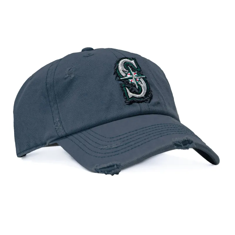 47 Brand Weathered Seattle Mariners Cleanup Adjustable Hat - Navy sold by Hat Club
