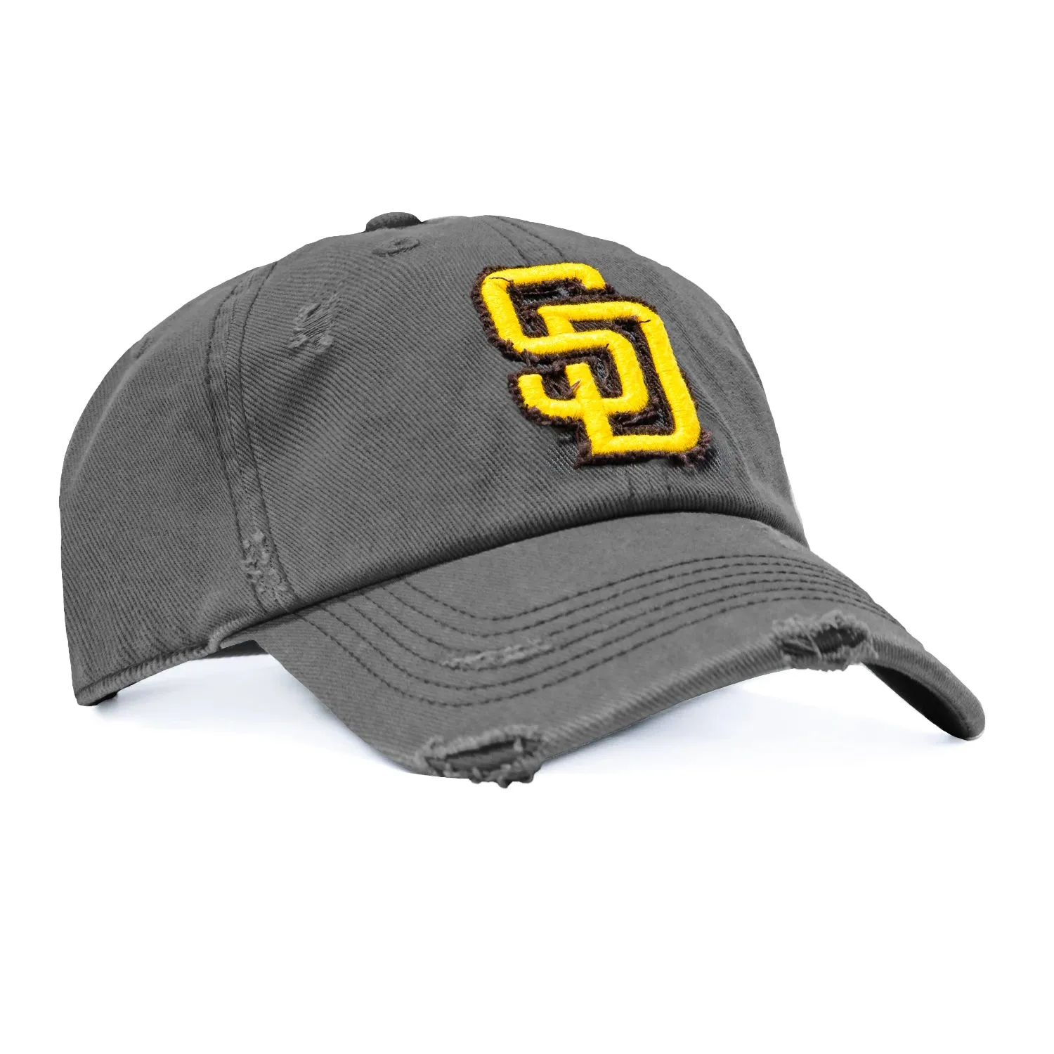 47 Brand Weathered San Diego Padres Cleanup Adjustable Hat - Graphite sold by Hat Club