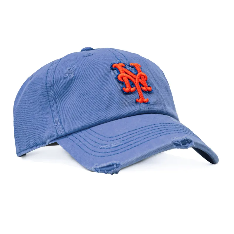 47 Brand Weathered New York Mets Cleanup Adjustable Hat - Royal made by Hat Club
