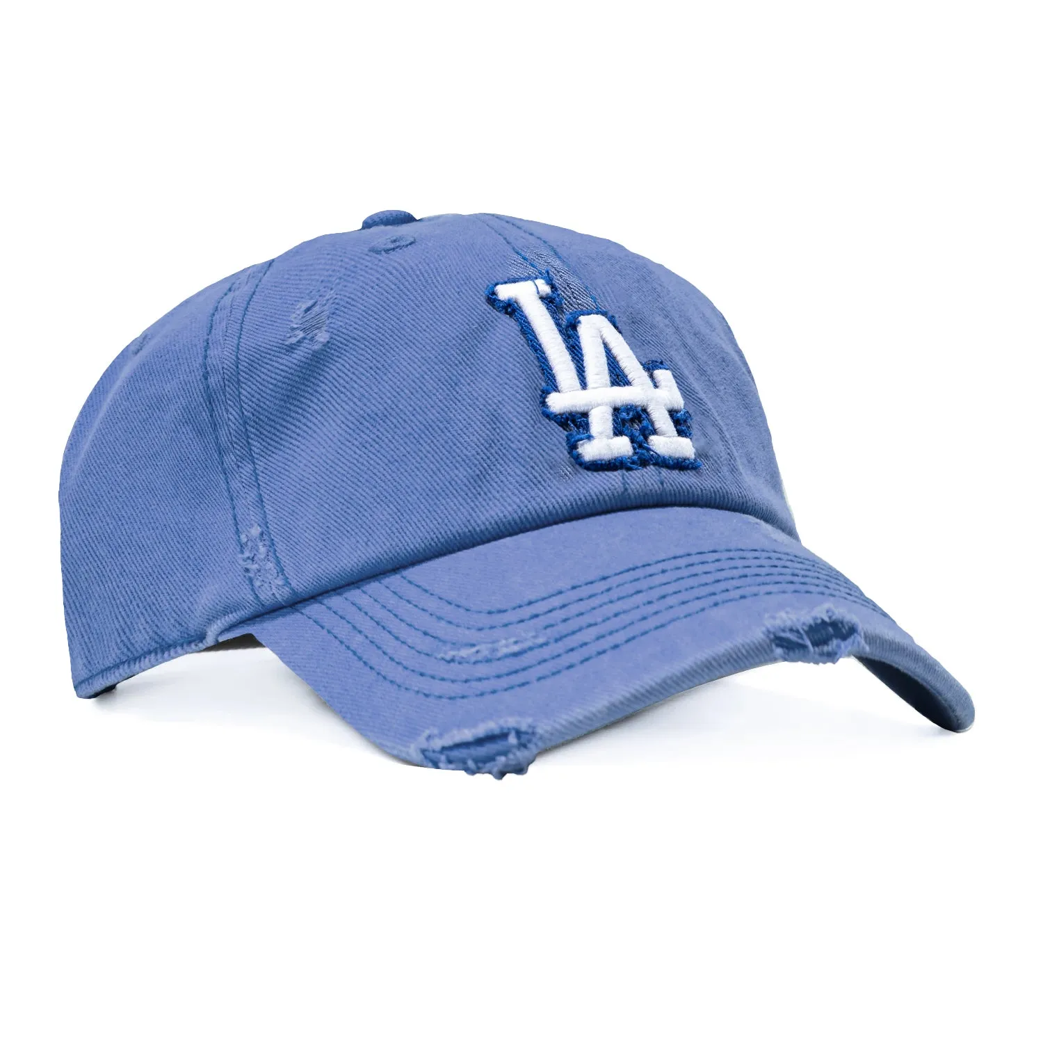 47 Brand Weathered Los Angeles Dodgers Cleanup Adjustable Hat - Royal sold by Hat Club