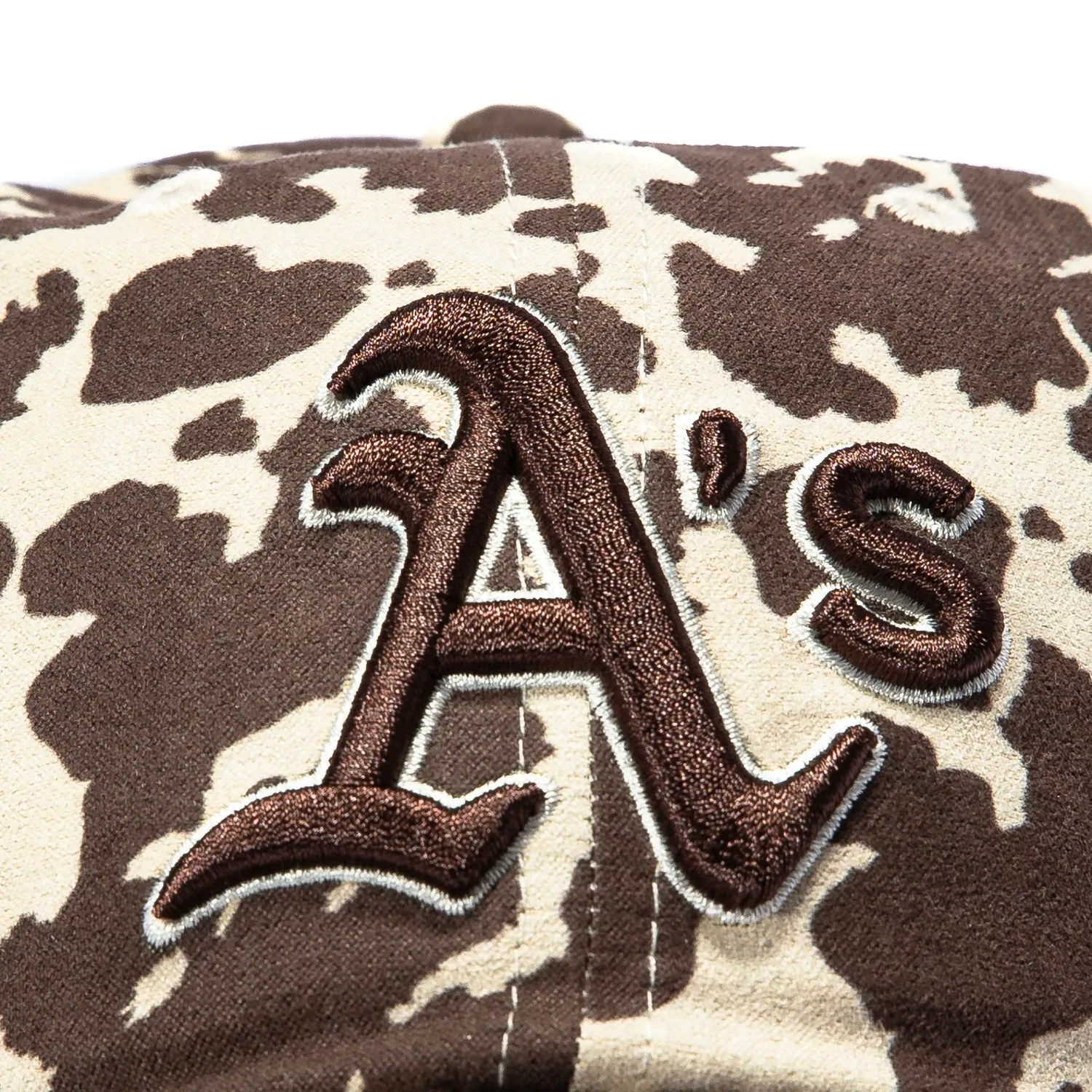 47 Brand Bessie Oakland Athletics Cleanup Adjustable Hat - Brown Cow Print sold by Hat Club product image thumbnail 3