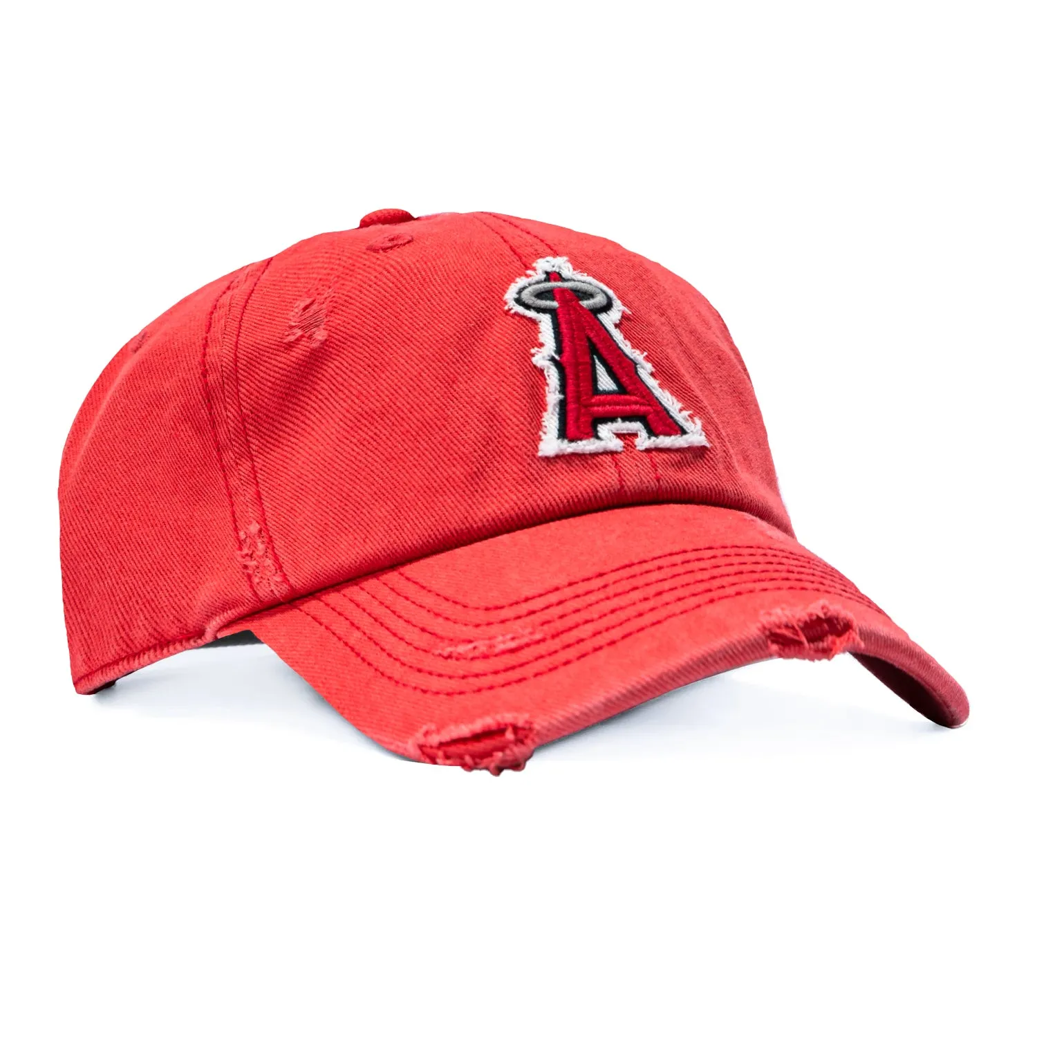 47 Brand Weathered Los Angeles Angels Cleanup Adjustable Hat - Red sold by Hat Club
