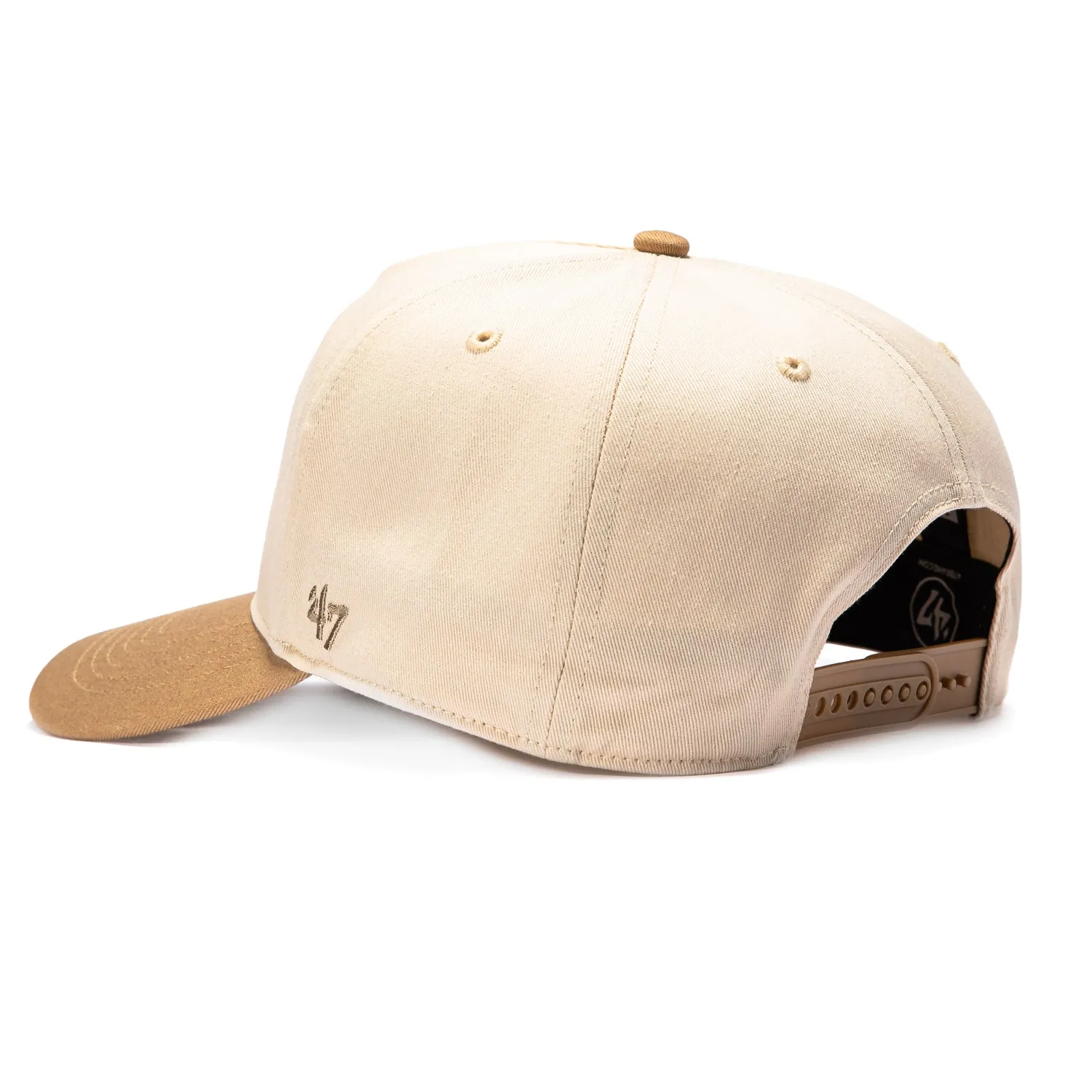 47 Brand Los Angeles Dodgers Hitch Adjustable Snapback Hat - Stone, Brown sold by Hat Club product image thumbnail 2