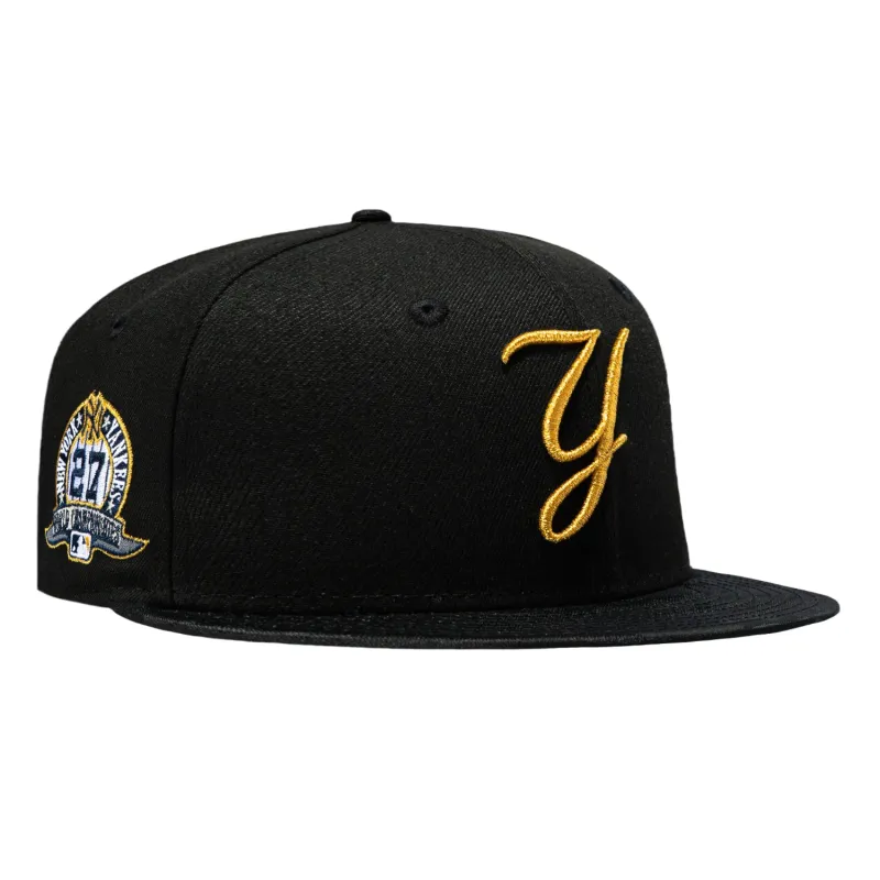 New Era 59Fifty New York Yankees 27x World Series Champions Patch Hat - Black sold by Hat Club