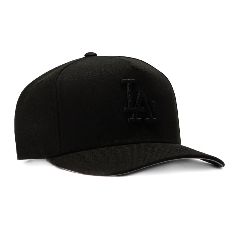 New Era 9Fifty A-Frame Los Angeles Dodgers Snapback Hat - Black, Black made by New Era