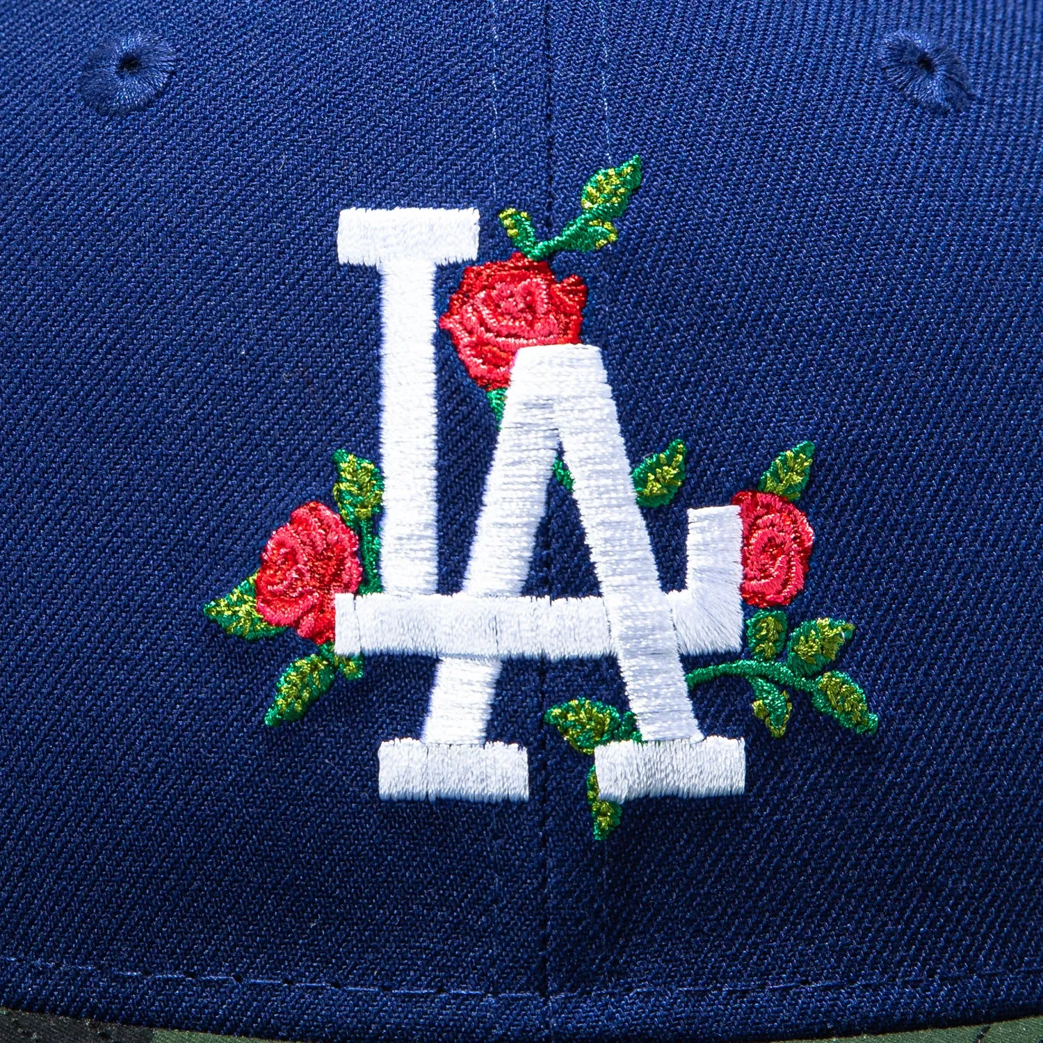 New Era 59Fifty Los Angeles Dodgers 2018 World Series Patch Rose Hat - Royal, Camo sold by Hat Club product image thumbnail 4